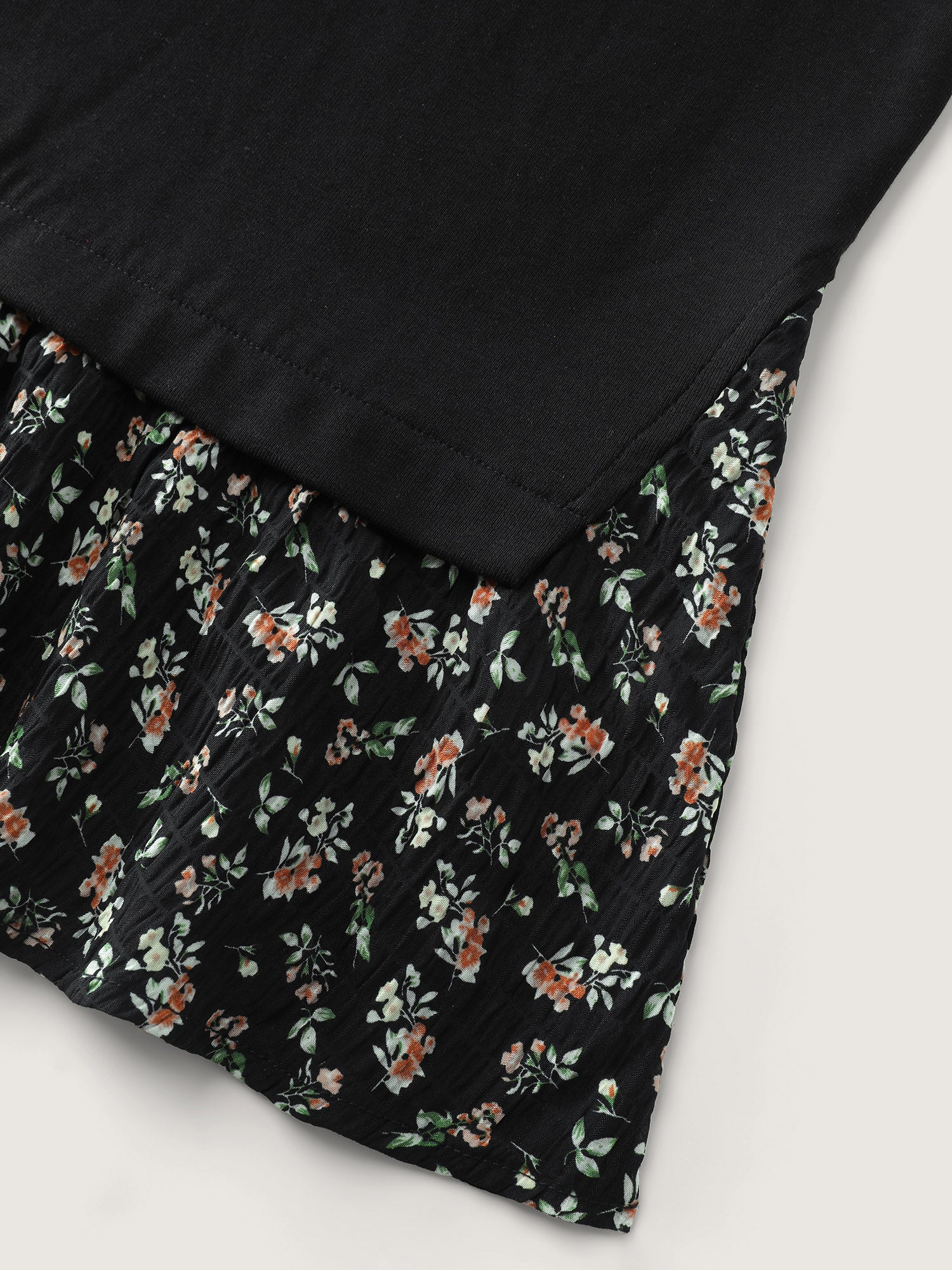 2-in-1 Floral Print Knit Top - Image 7