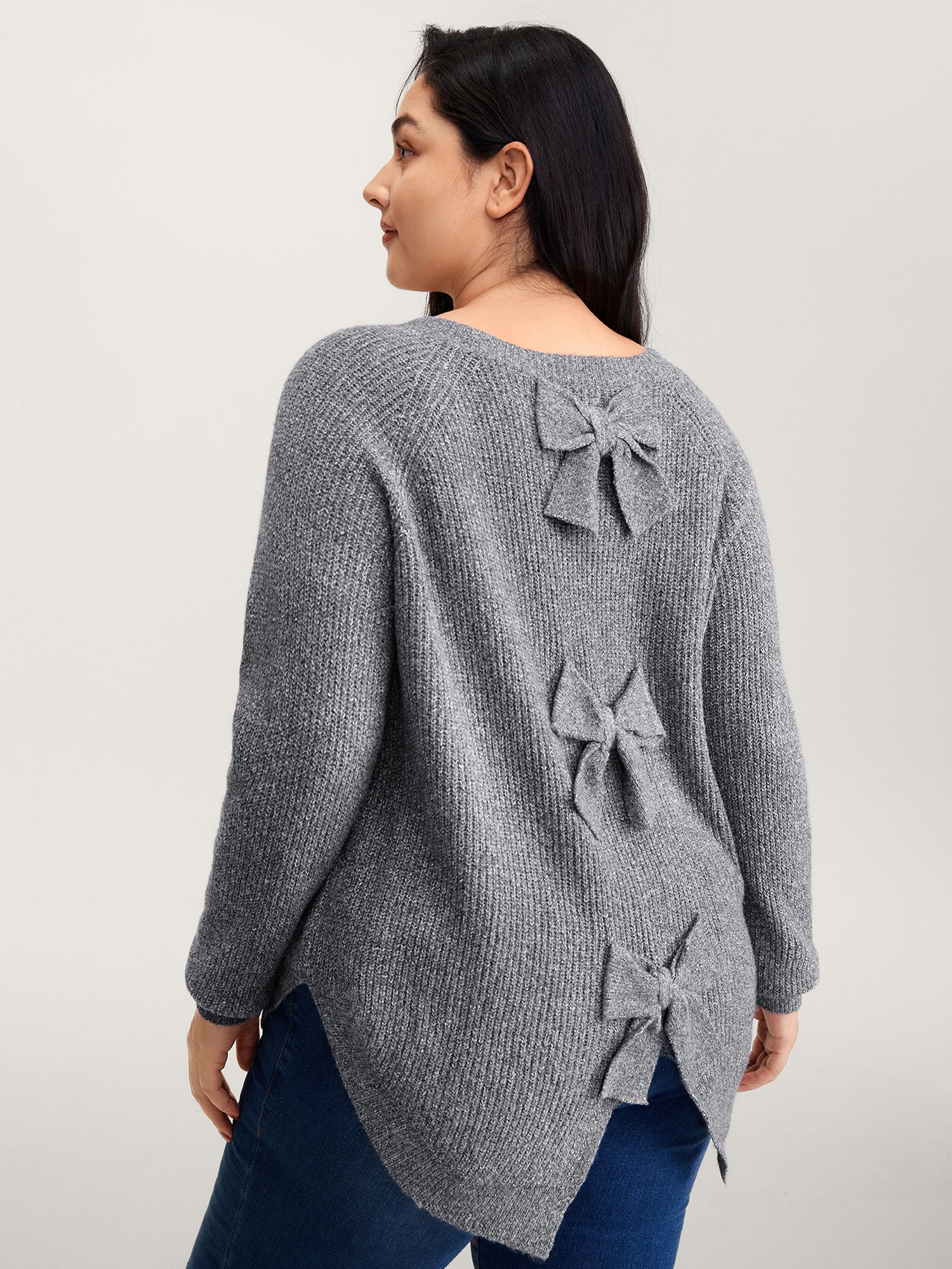 Back Bow Split Back Pullover - Image 6