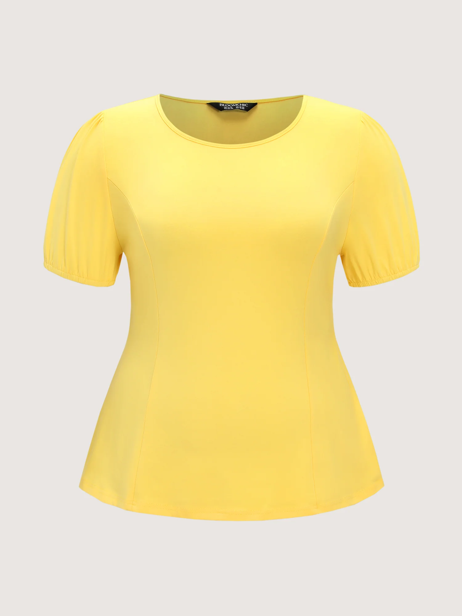 Back-Tie Cut-Out Plain Knit Top - Image 8