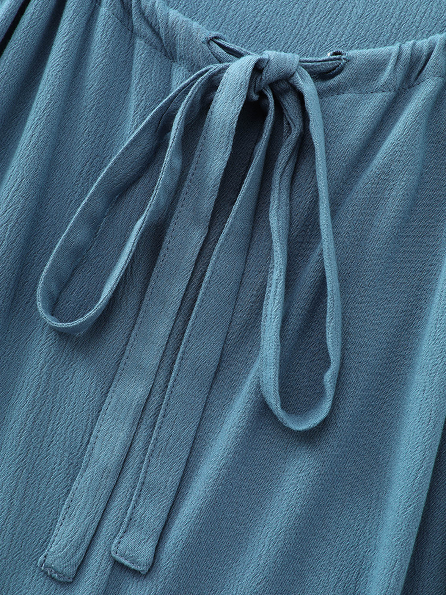Backless Flowy Cami Plain Midi Dress - Image 6