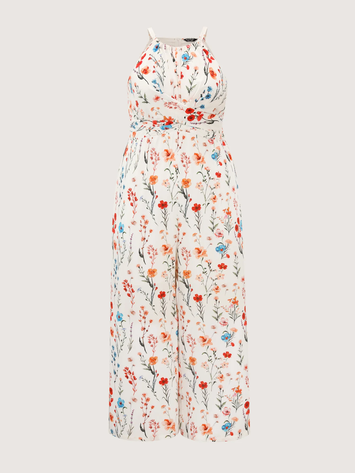 Blooming Florals Waist-Tie Jumpsuit - Image 7
