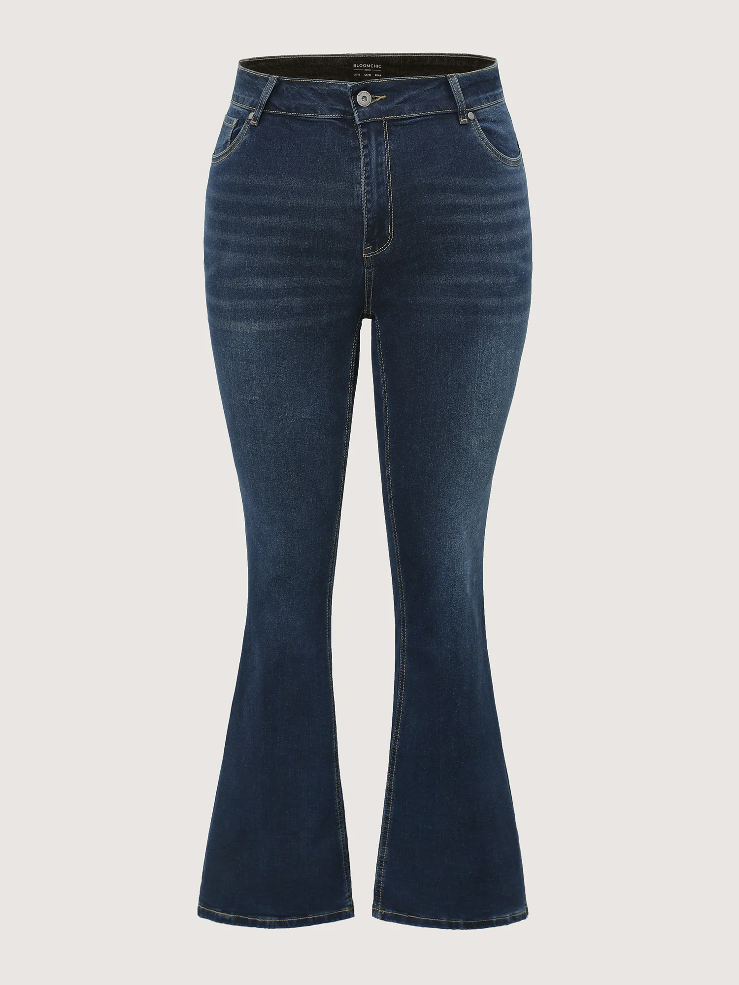 Thigh-Friendly Stretchy Flared Jeans - Image 8