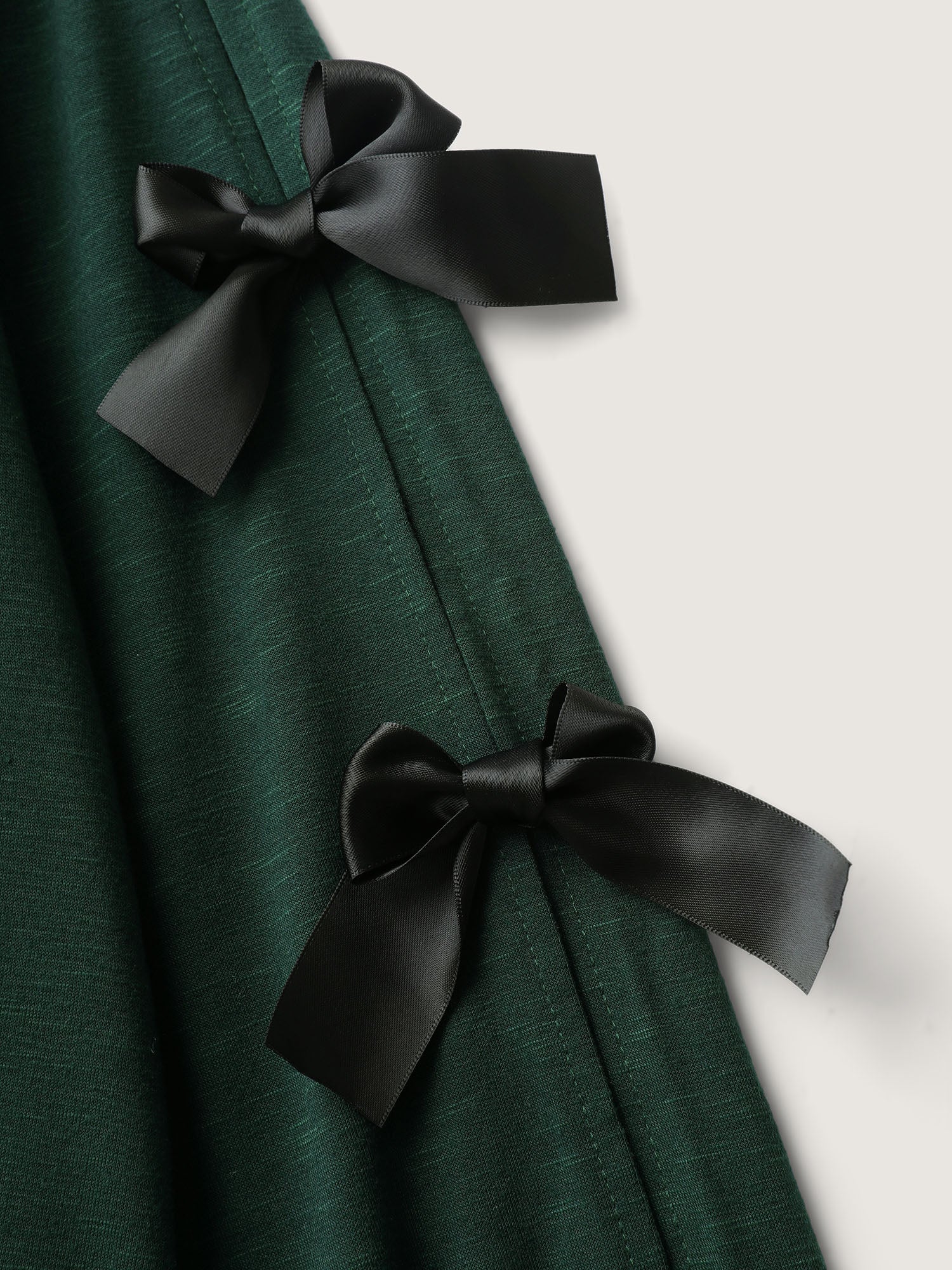 Bow-Knot Sleeve Cut-Out Sweatshirt - Image 6