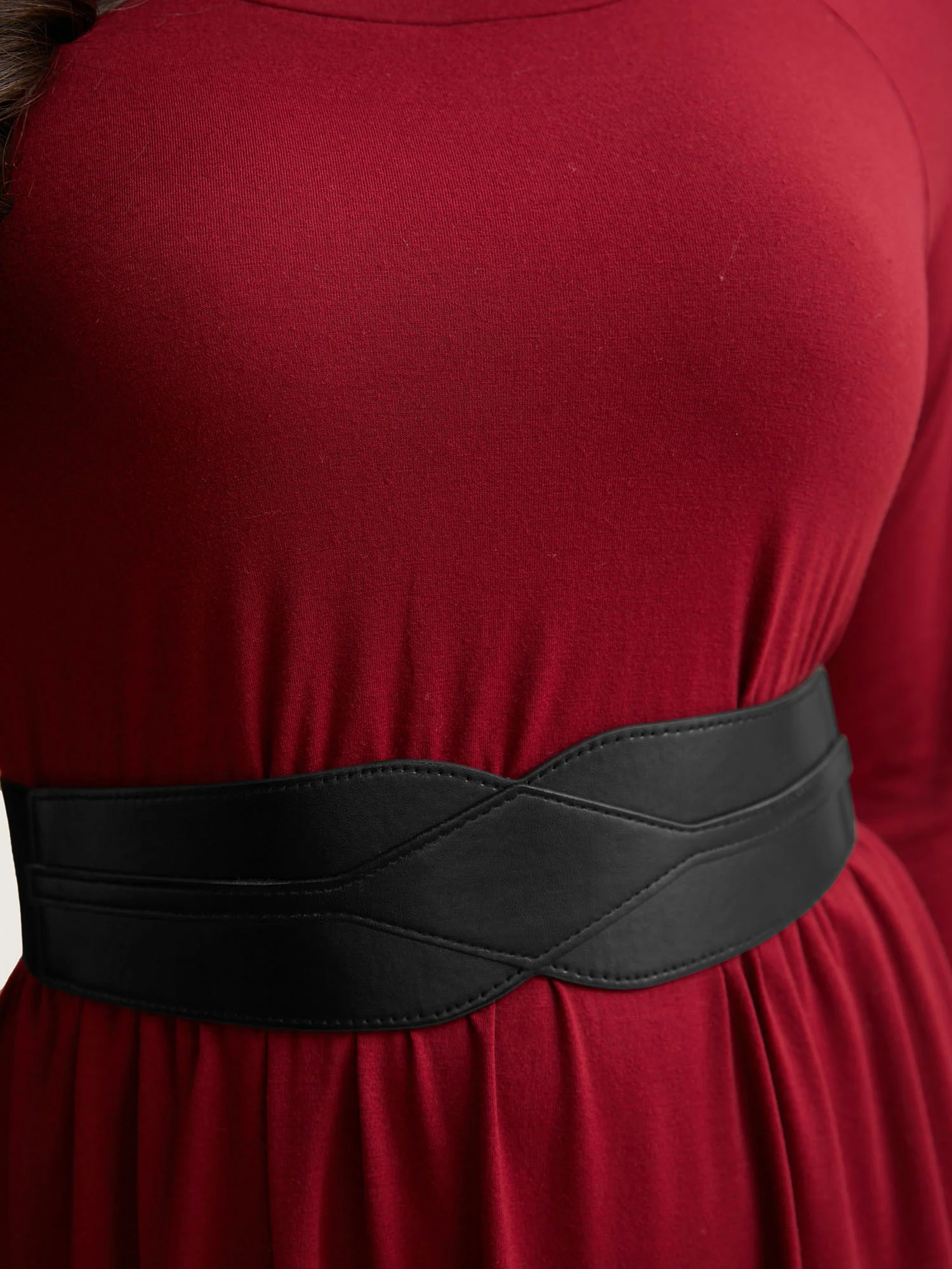 Casual Wide Stretch Belt - Image 3