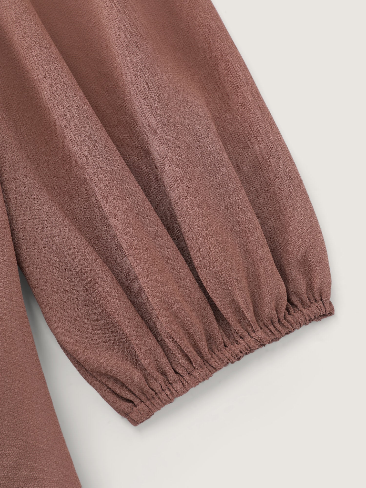 Chiffon Overlap Back Pleated Blouse - Image 5