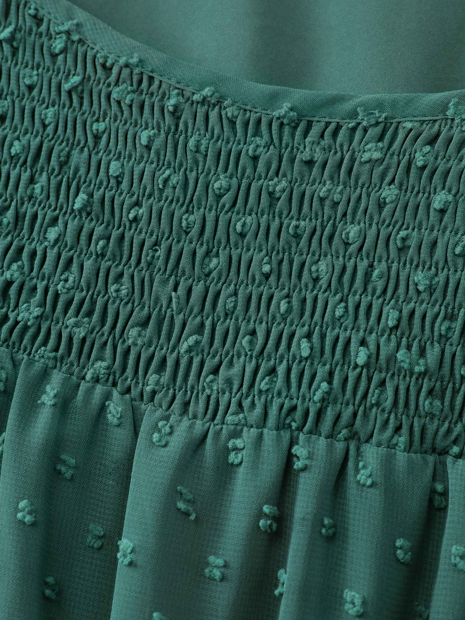 Chiffon Textured Shirred Ruffled Mini Dress - Image 6