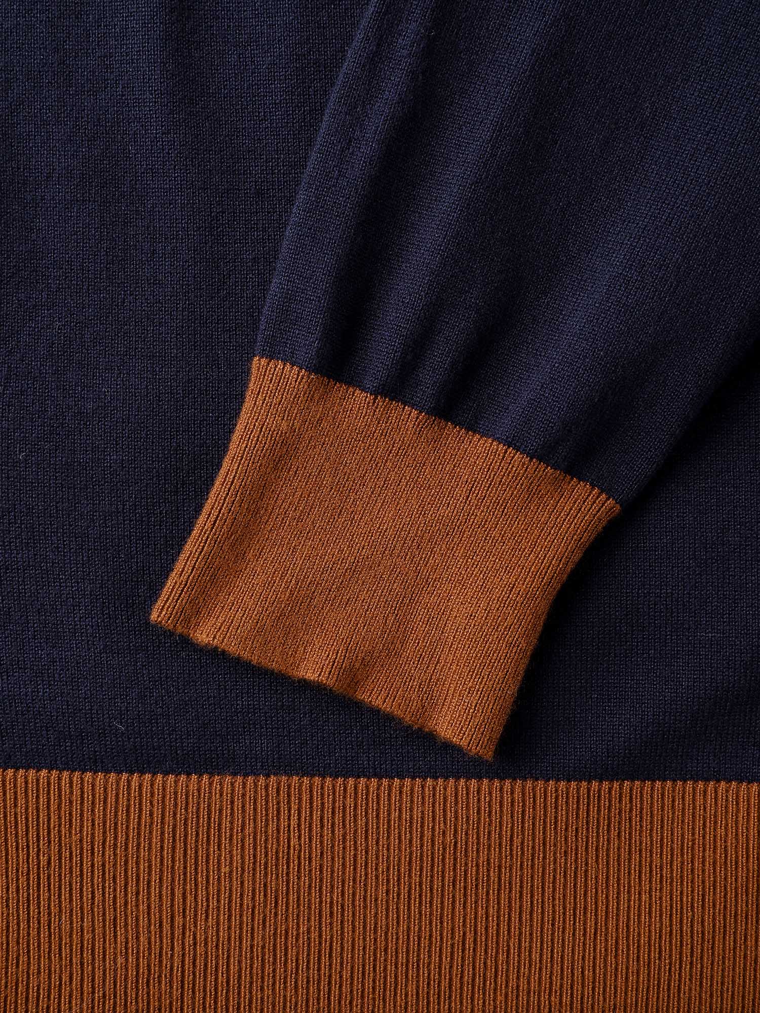 Supersoft Color Contrast Button-Down Knit Cardigan - Image 8