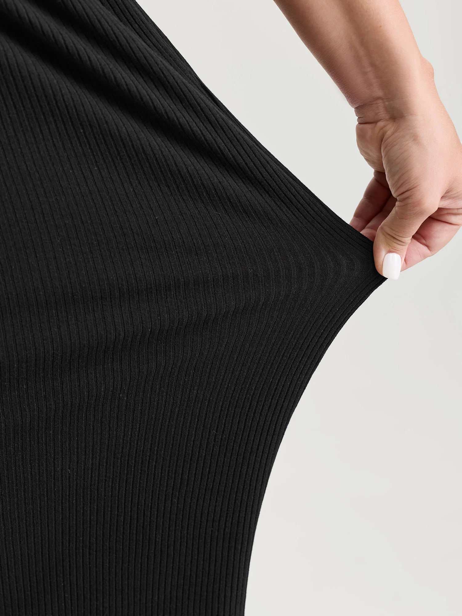 Drawstring Waist Stretchy Textured Sweatpants - Image 4