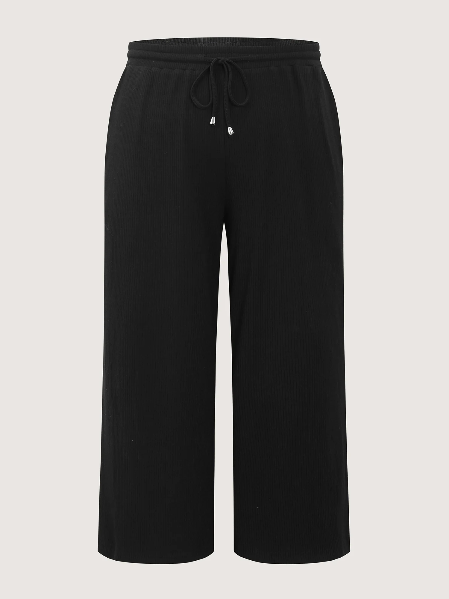 Drawstring Waist Stretchy Textured Sweatpants - Image 9