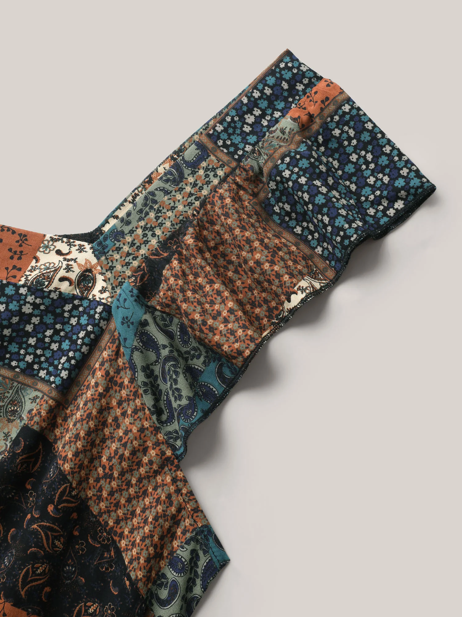 Floral Collage Print Layered Tank Top - Image 6