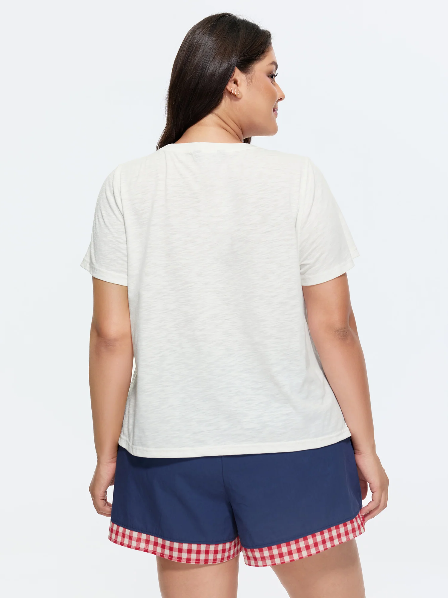 Supersoft Fruit Embroidered Round Neck T-Shirt - Image 4