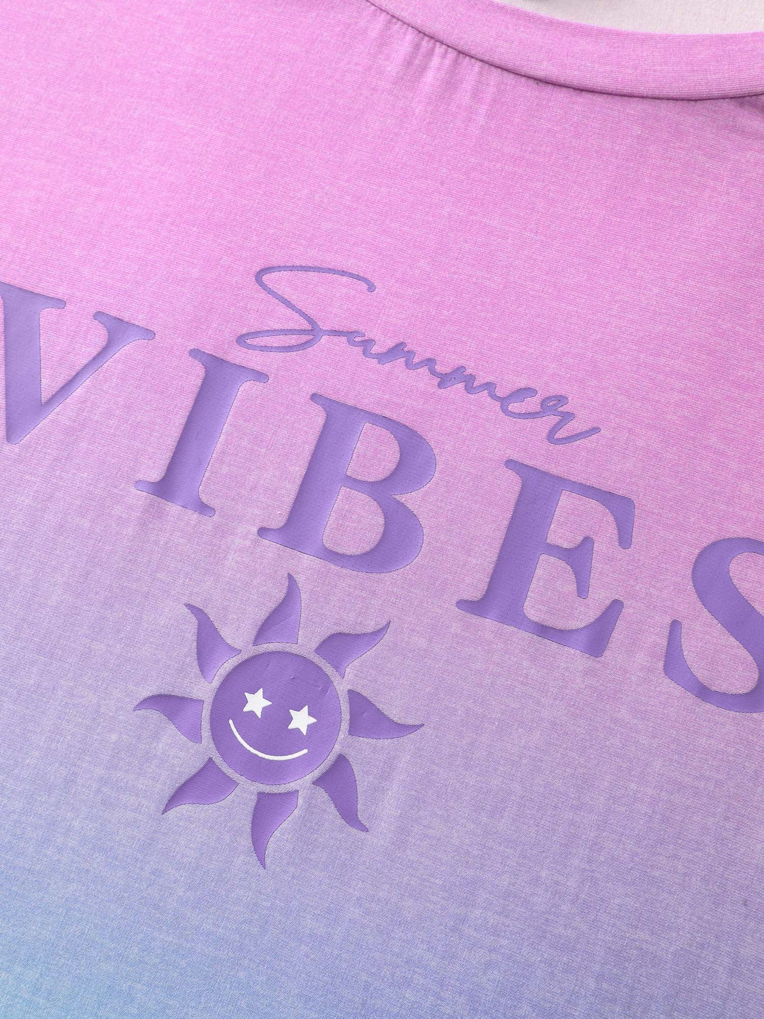 Good Vibes Color Gradient T-Shirt - Image 6