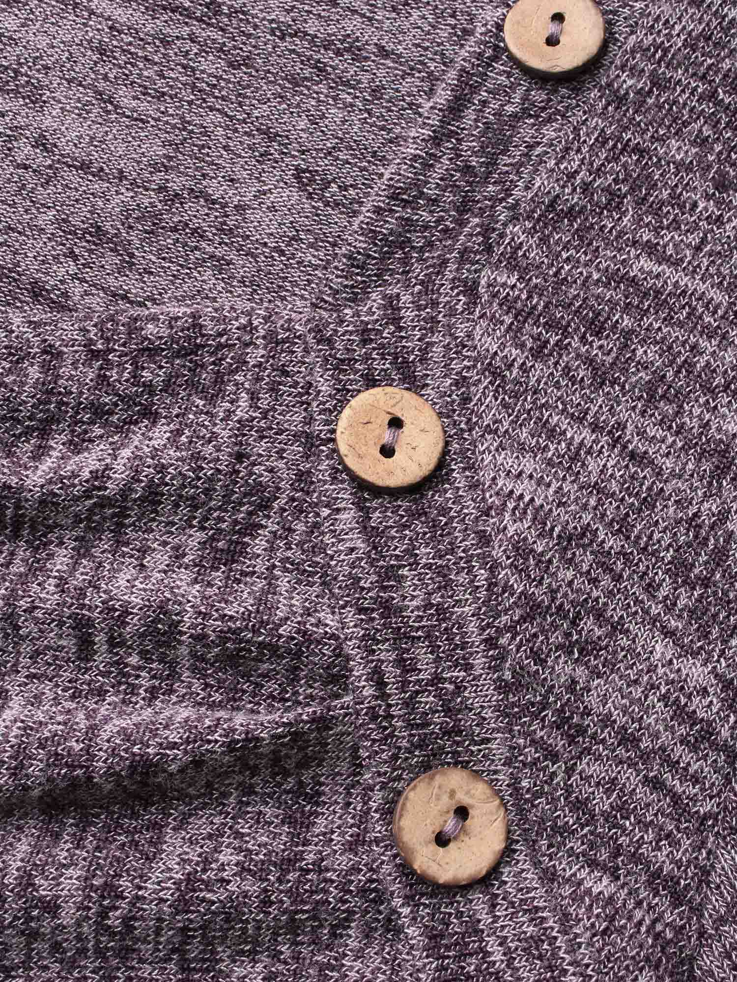 Heart Neckline Button Detailing Crossover Fit Dress - Image 6