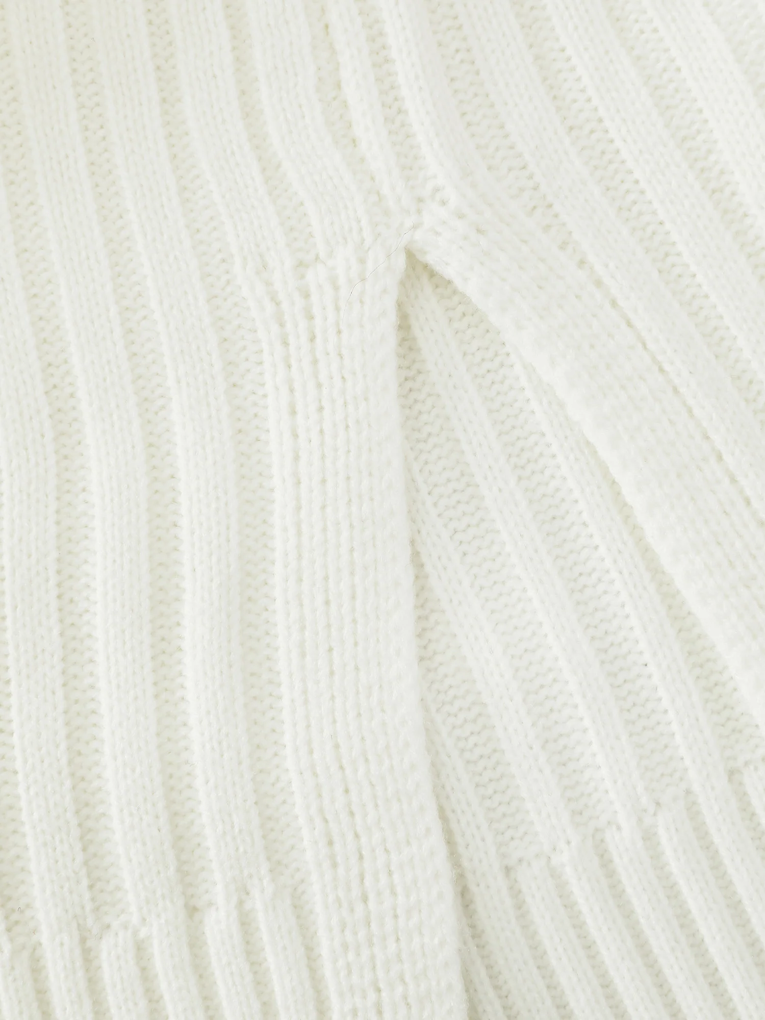 High Turtleneck Textured Sweater Dress - Image 13