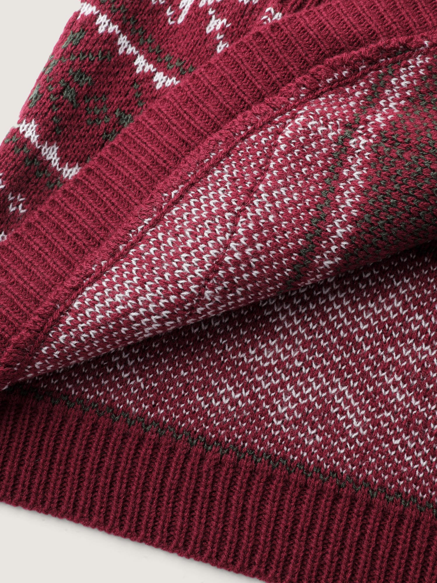 Holiday Curvy Hem Ribbed Knit Cardigan - Image 7