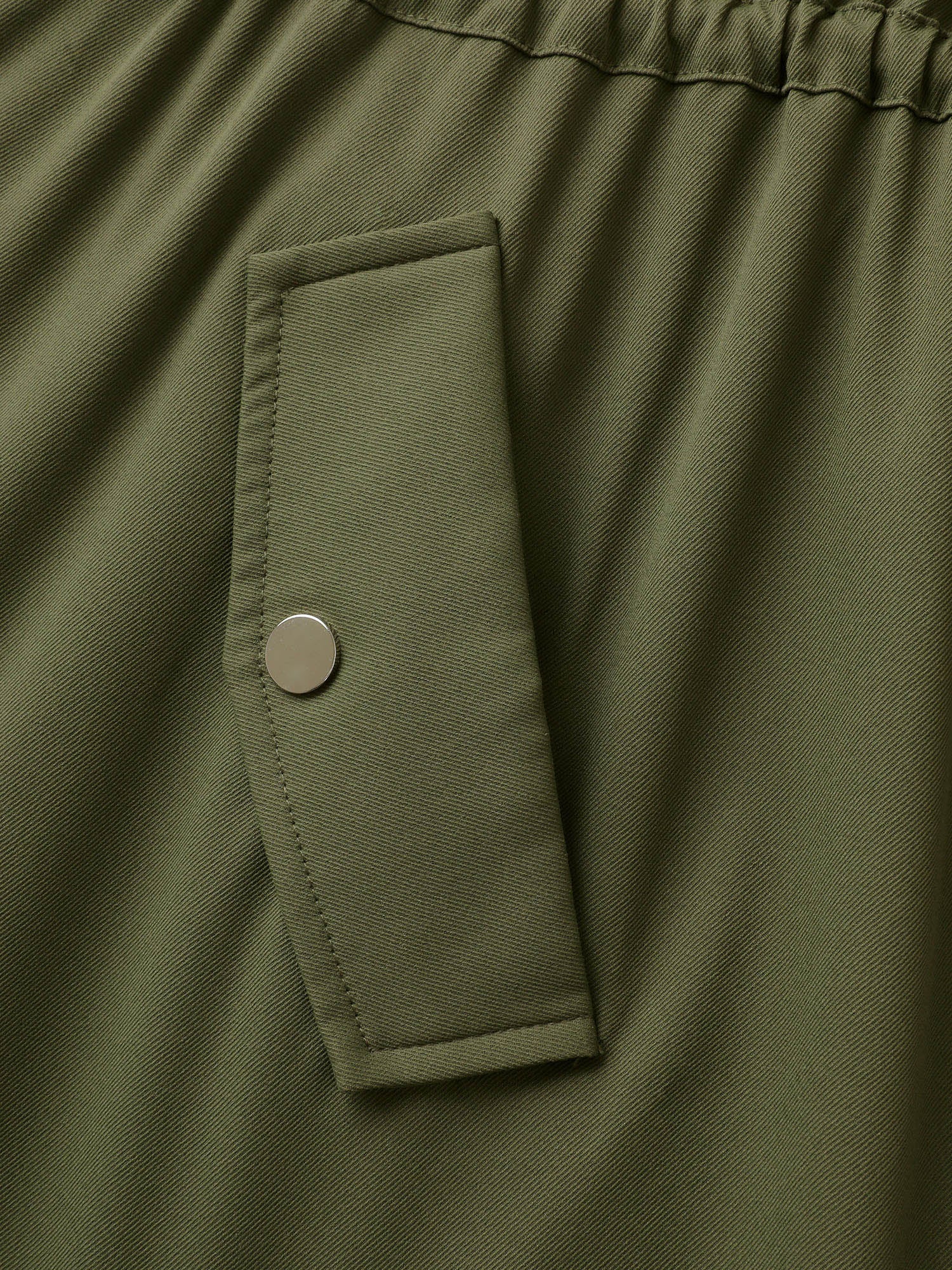 Parka Hooded Adjustable Waist Drawstring Jacket - Image 7