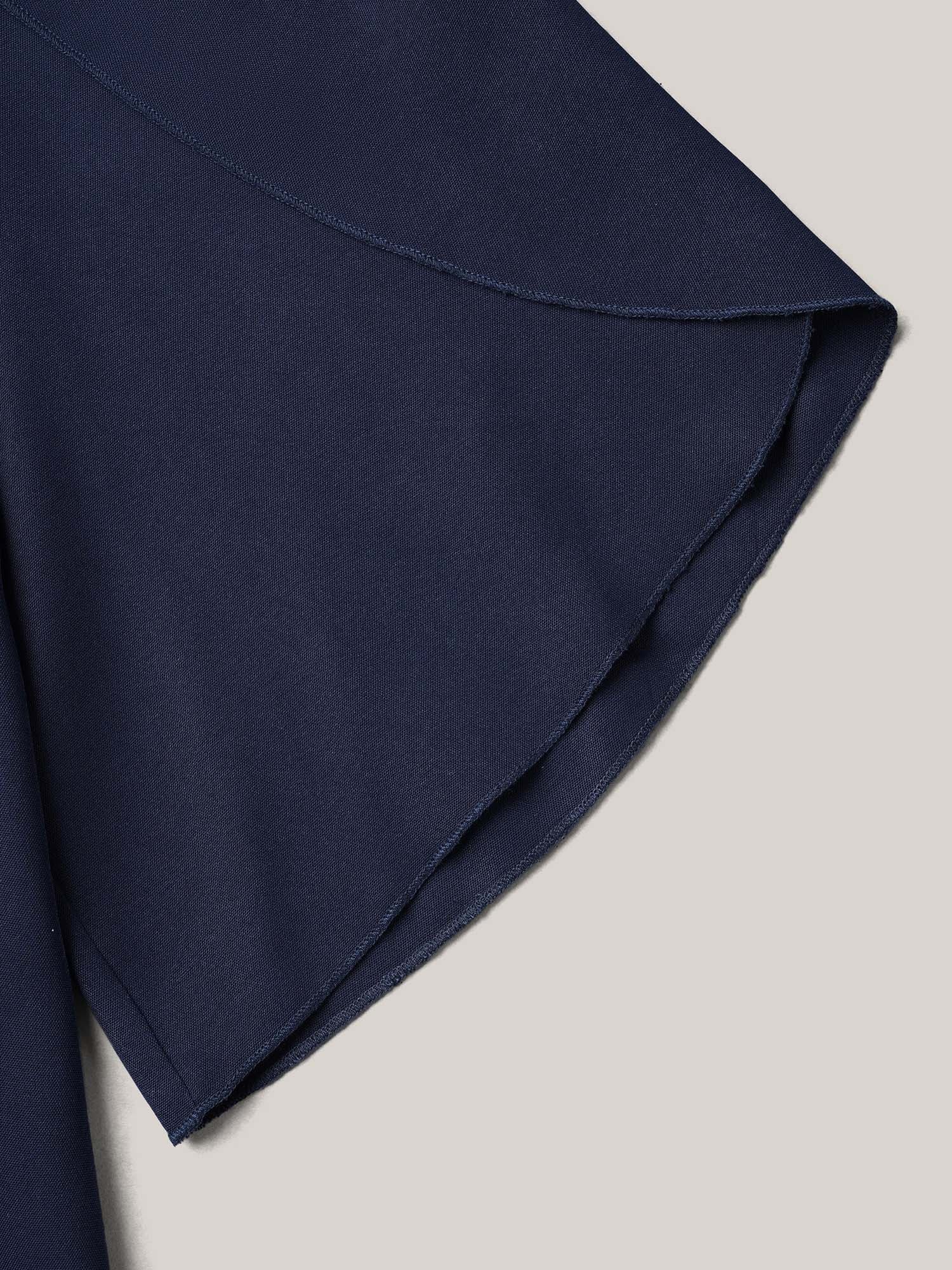 Petal Sleeve Toothpick Pleats Shirt - Image 7