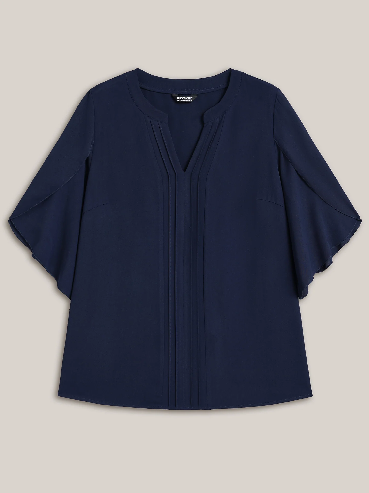 Petal Sleeve Toothpick Pleats Shirt - Image 8