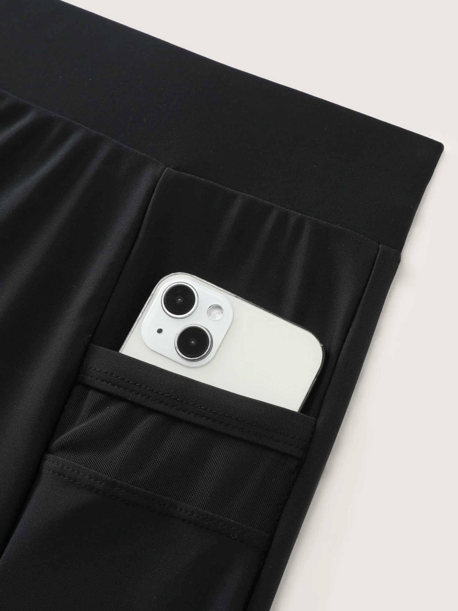 Pockets High-Waisted Swim Shorts - Image 5