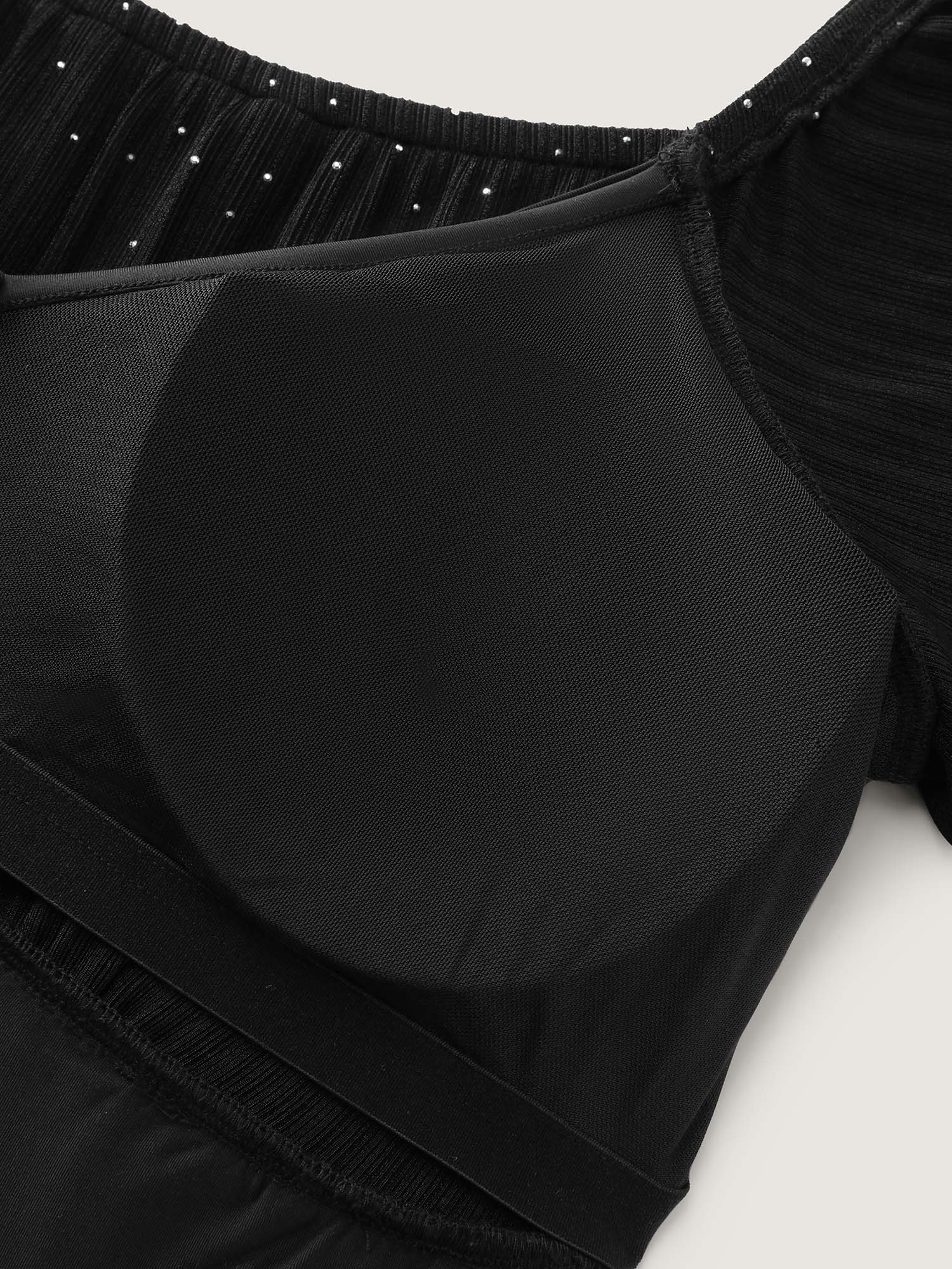 Polka Dot Built-In Bra And Panty Mini Dress - Image 7