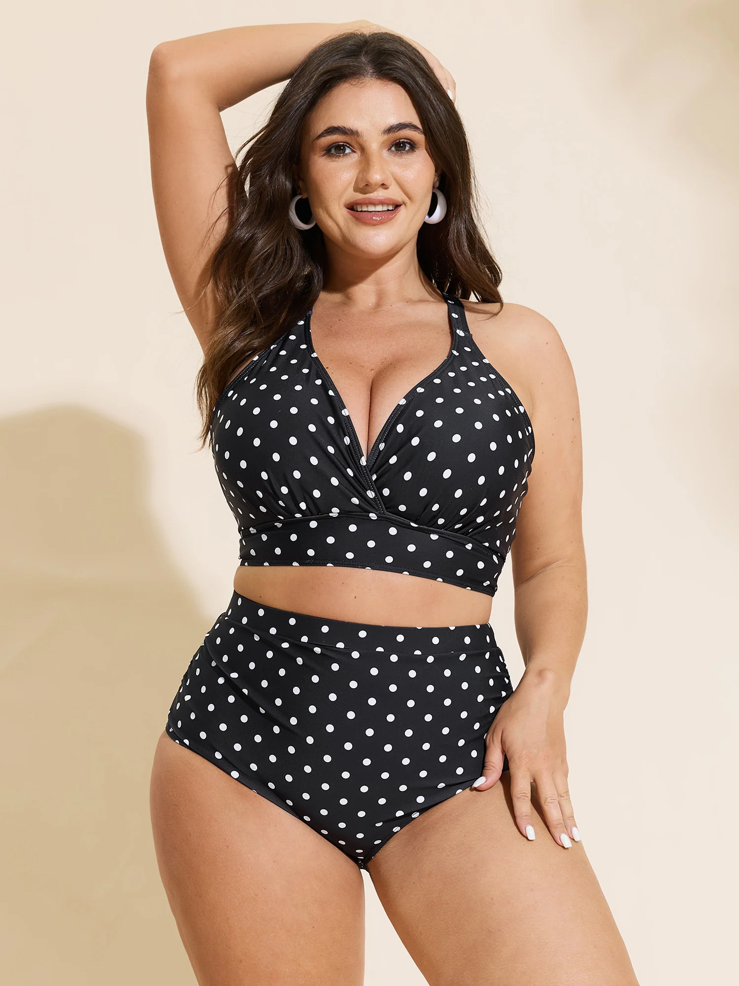 Polka Dots Skinny-Fit Bikini Bottoms - Image 2