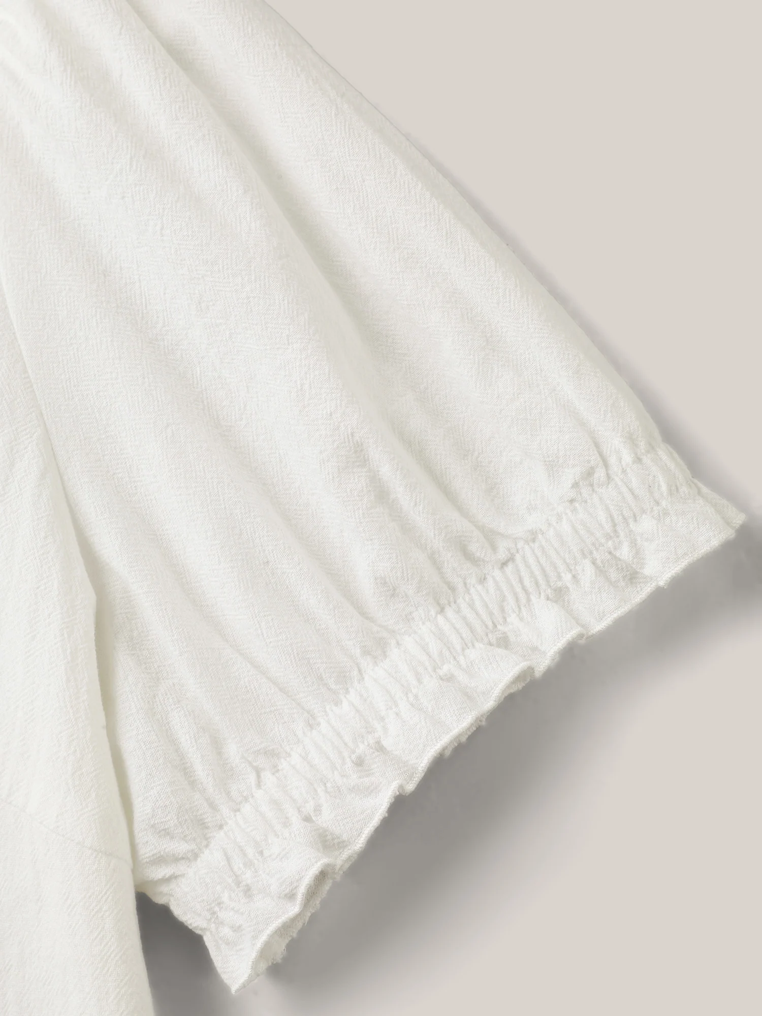 Pure Cotton Ruffled Puffy Sleeve Blouse - Image 14