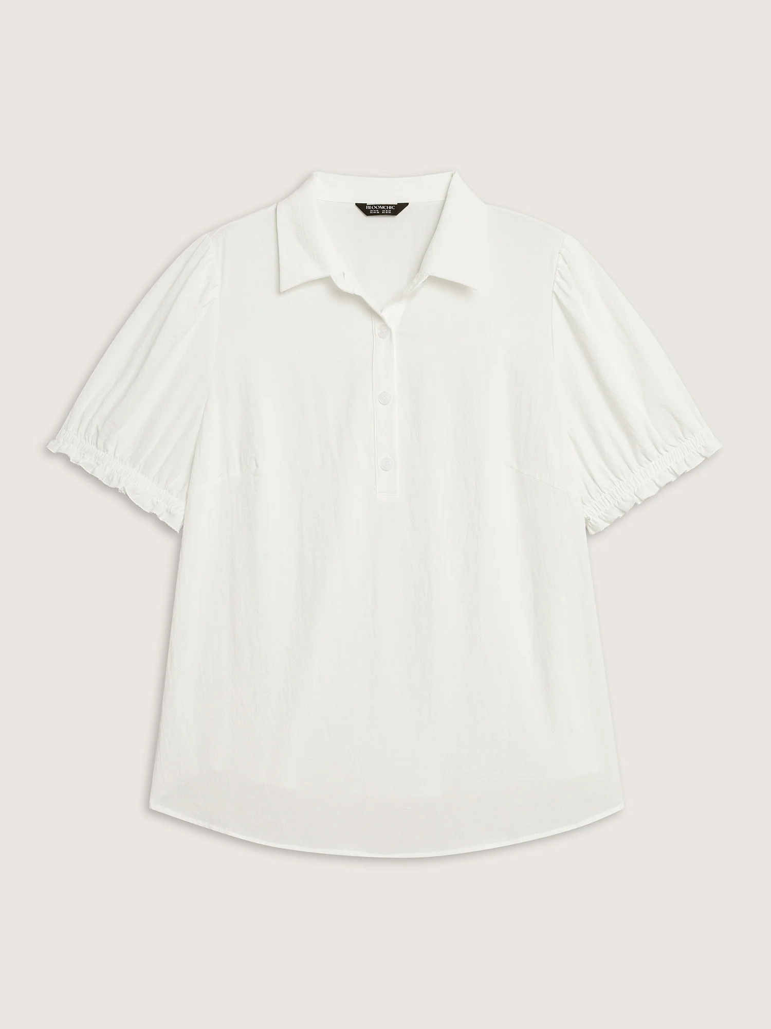 Pure Cotton Ruffled Puffy Sleeve Blouse - Image 16