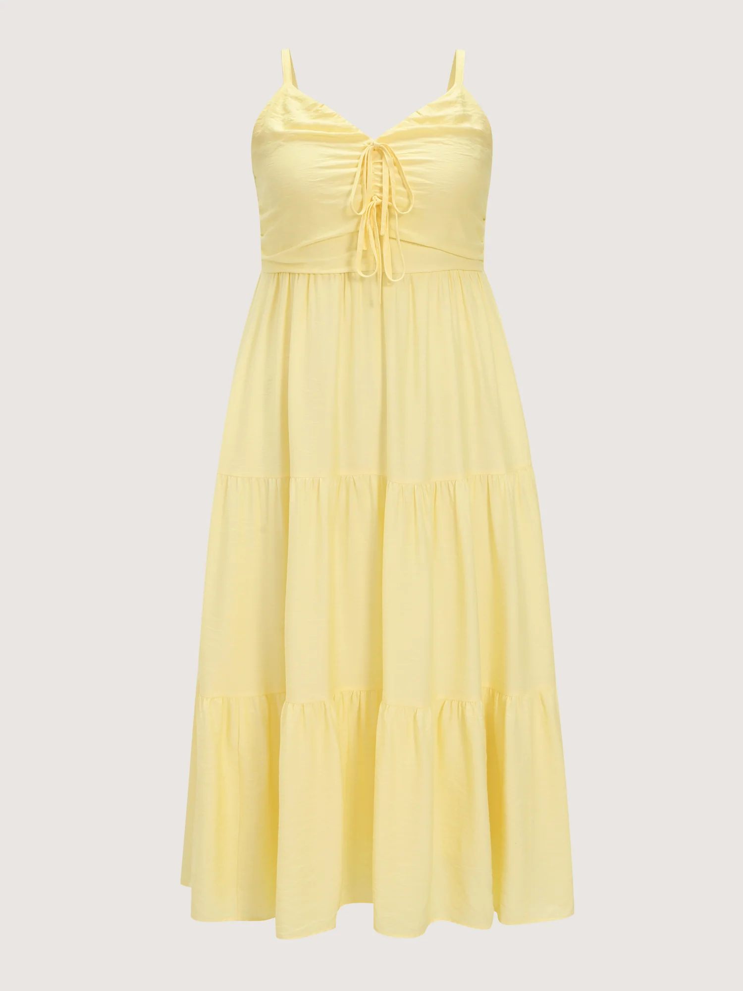 Ruched Bodice Tiered Flowy Maxi Dress - Image 7