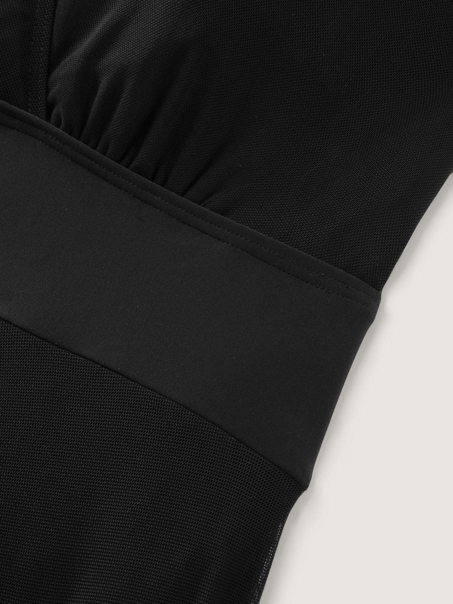 Sheer Ruffled Sleeve Layered Swim Dress - Image 6