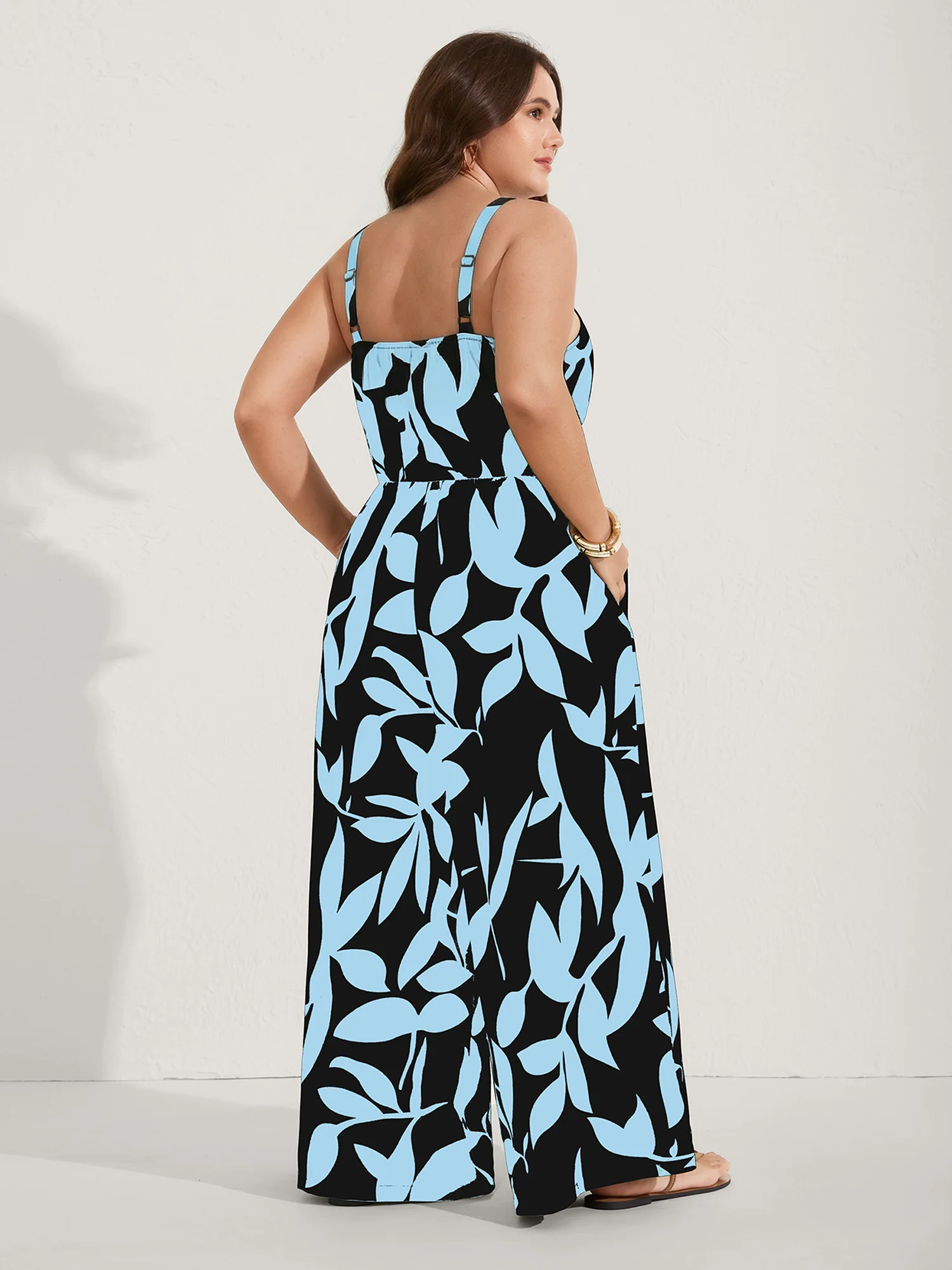 Silhouette Floral Print Sweetheart Jumpsuit - Image 15