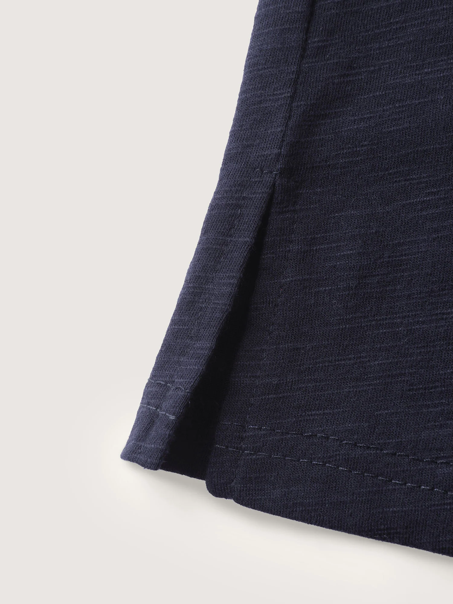 Stretchy Split Button Neckline Basic T-Shirt - Image 6