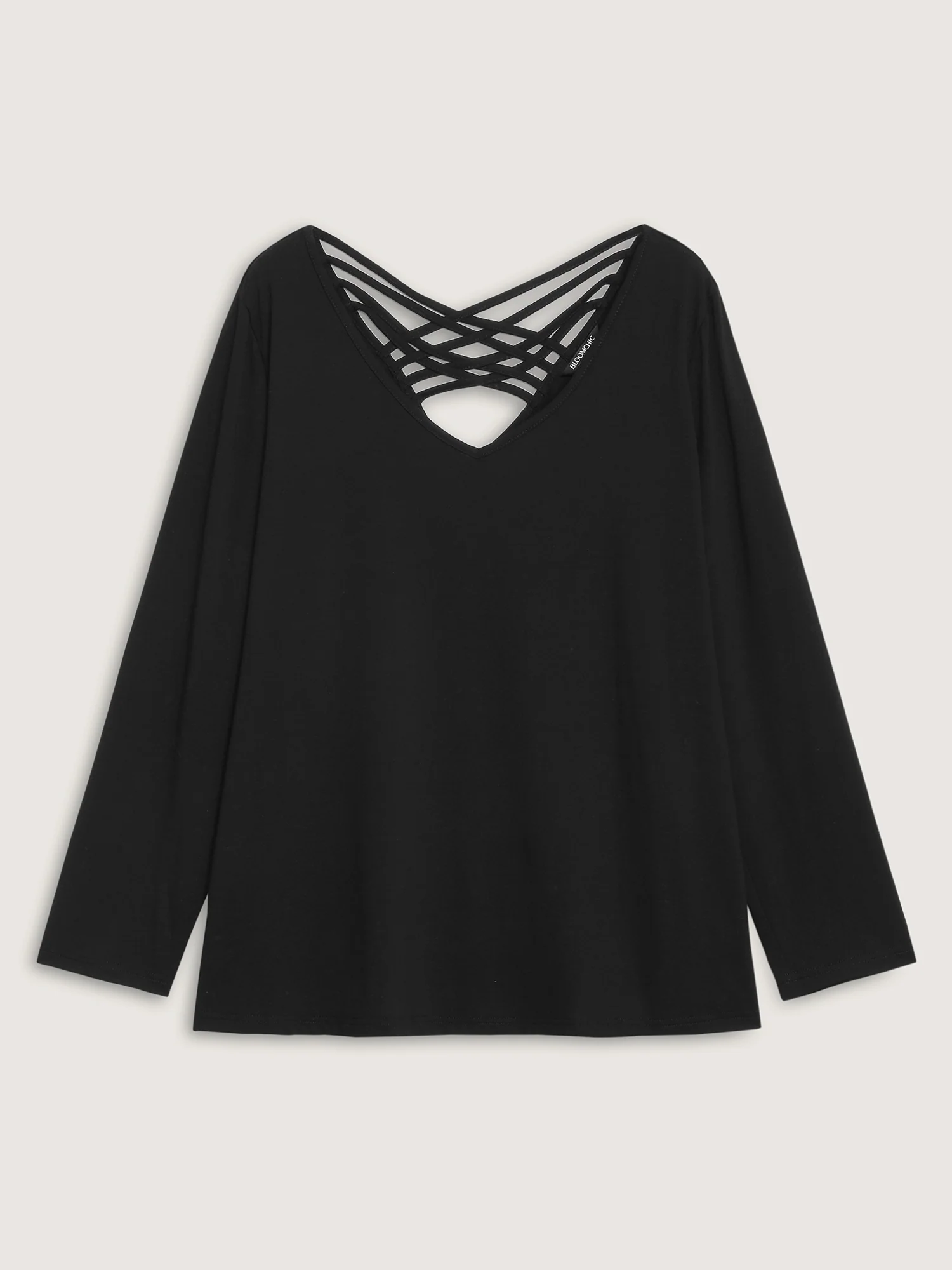 Supersoft Backless Cross-Tie T-Shirt - Image 6