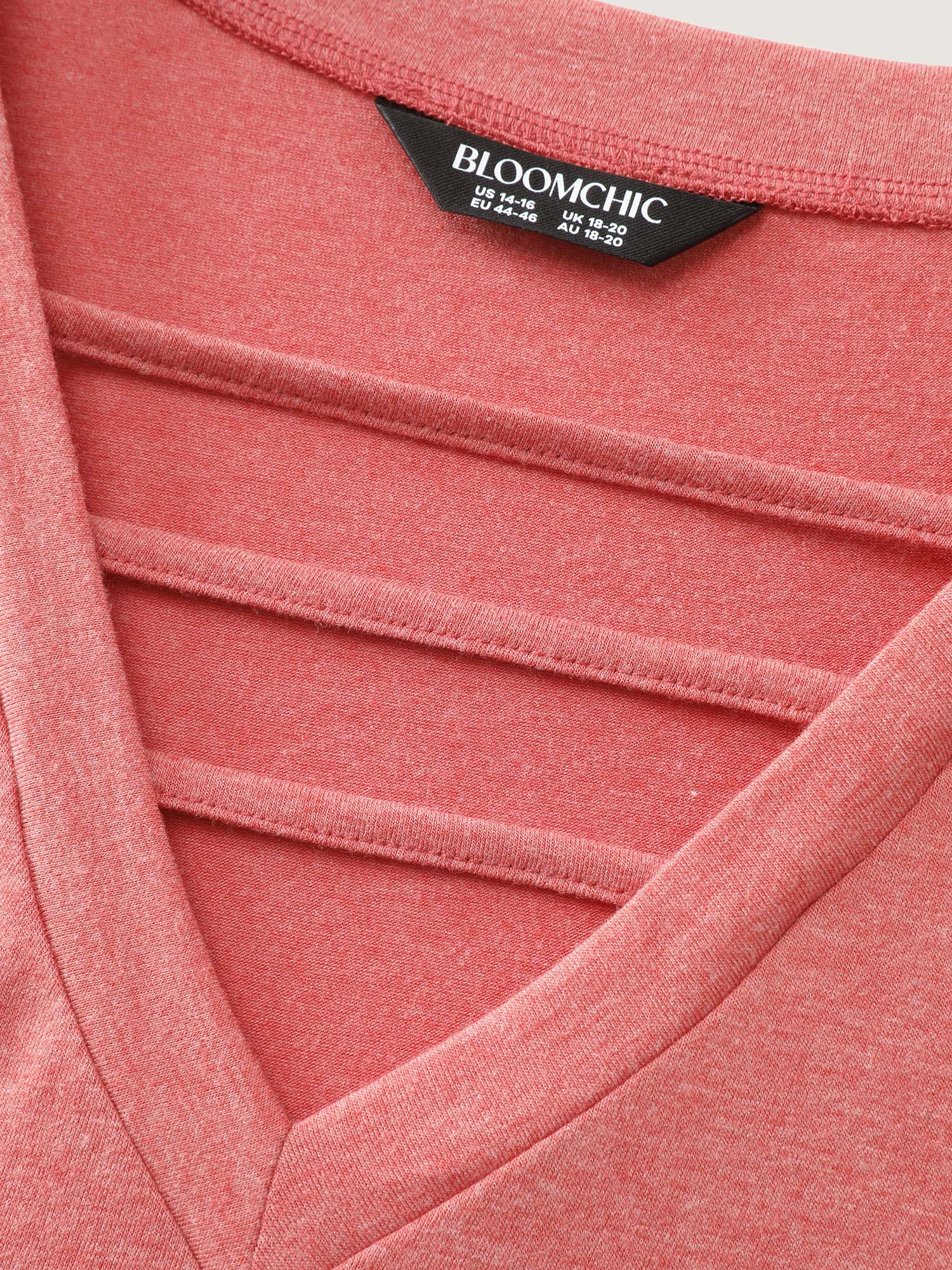 Supersoft Cut-Out Neckline Relaxed-Fit T-Shirt - Image 5