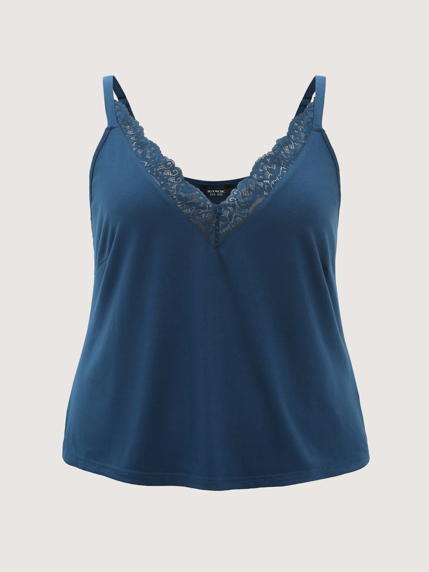 Supersoft Lace Trim Two-Piece Pajama Set - Image 8