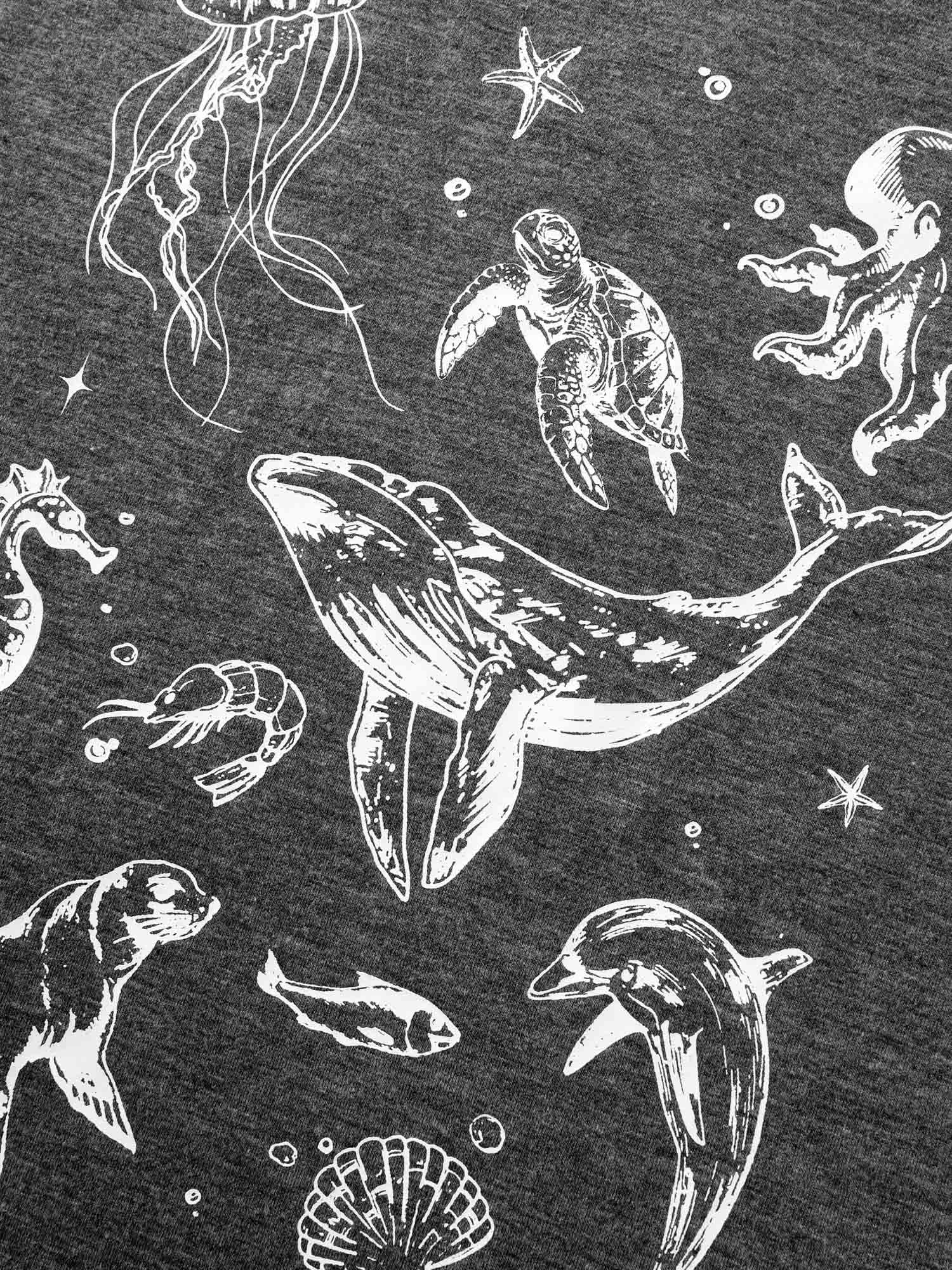 Supersoft Ocean Print Round Neck Tank Top - Image 5