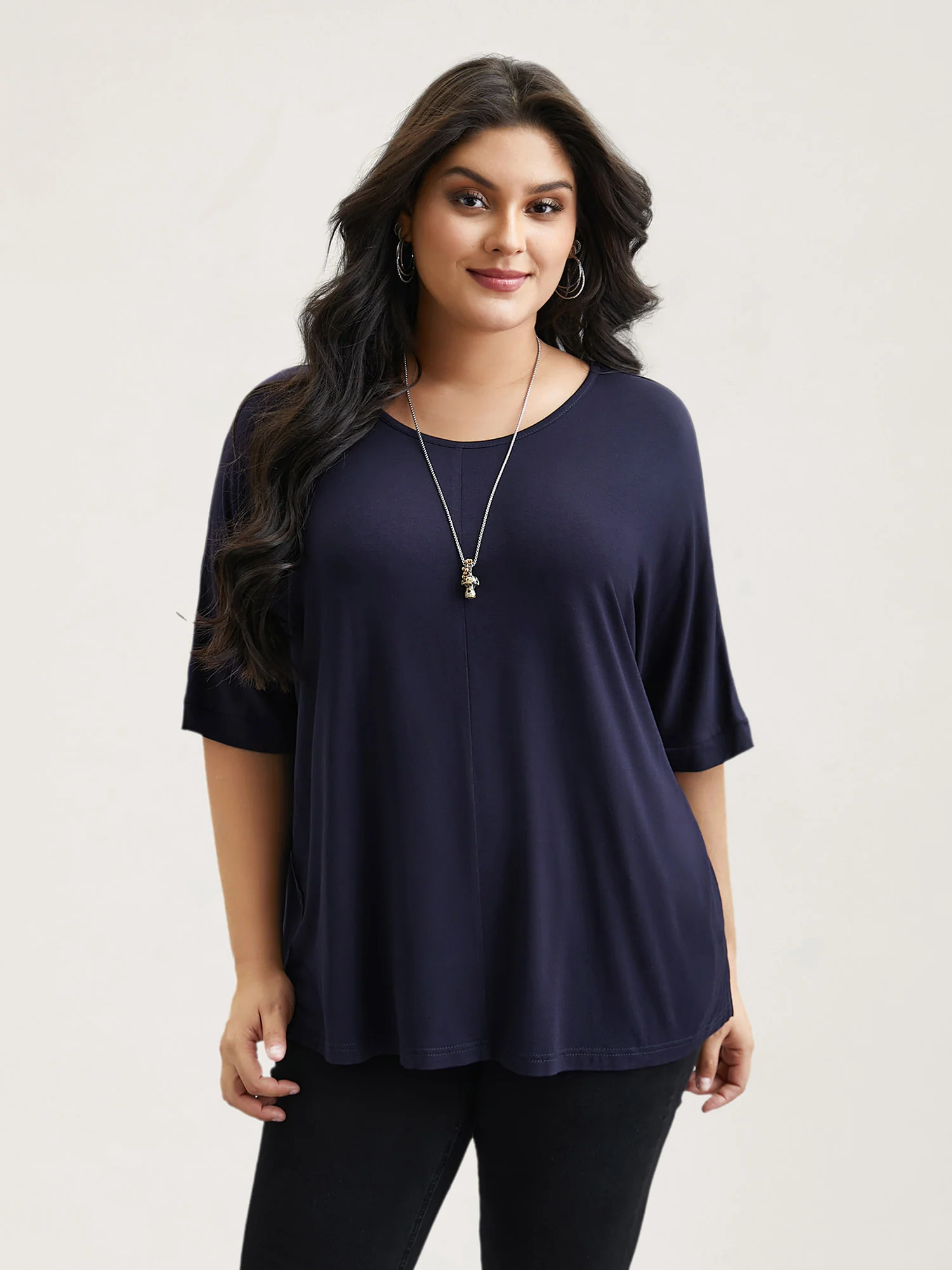 Supersoft Round Neck Plain T-Shirt - Image 11