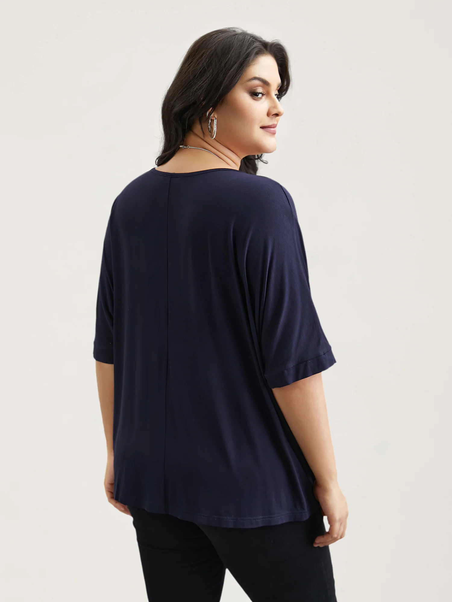 Supersoft Round Neck Plain T-Shirt - Image 14