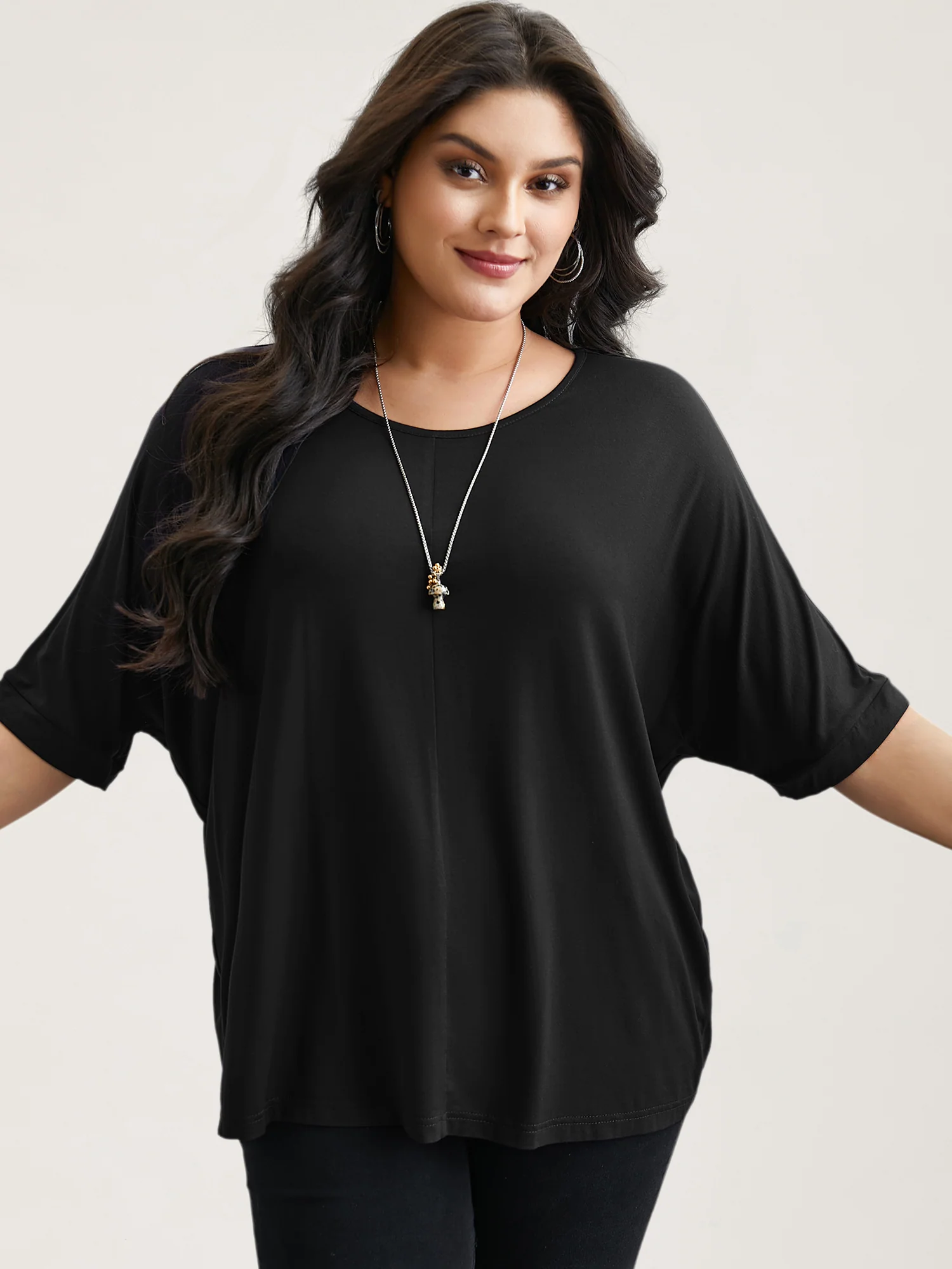 Supersoft Round Neck Plain T-Shirt - Image 18