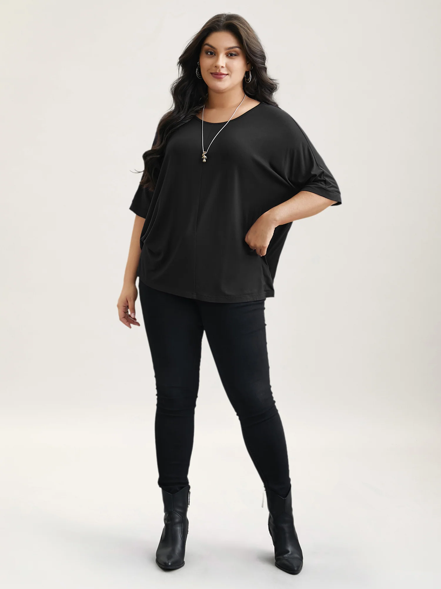 Supersoft Round Neck Plain T-Shirt - Image 20