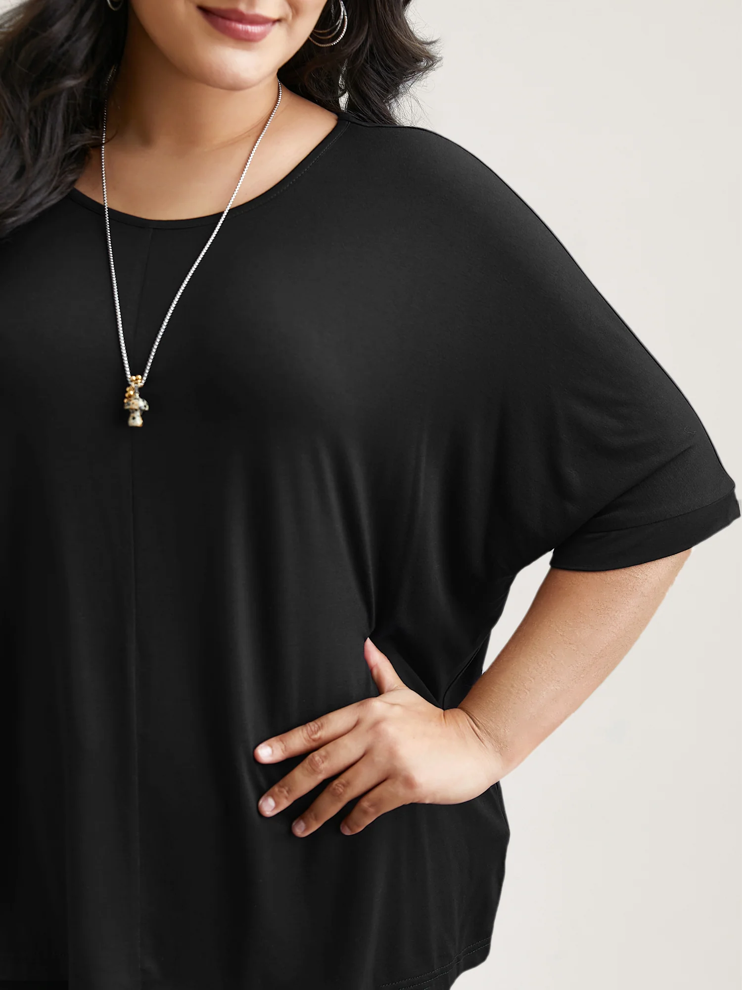 Supersoft Round Neck Plain T-Shirt - Image 21