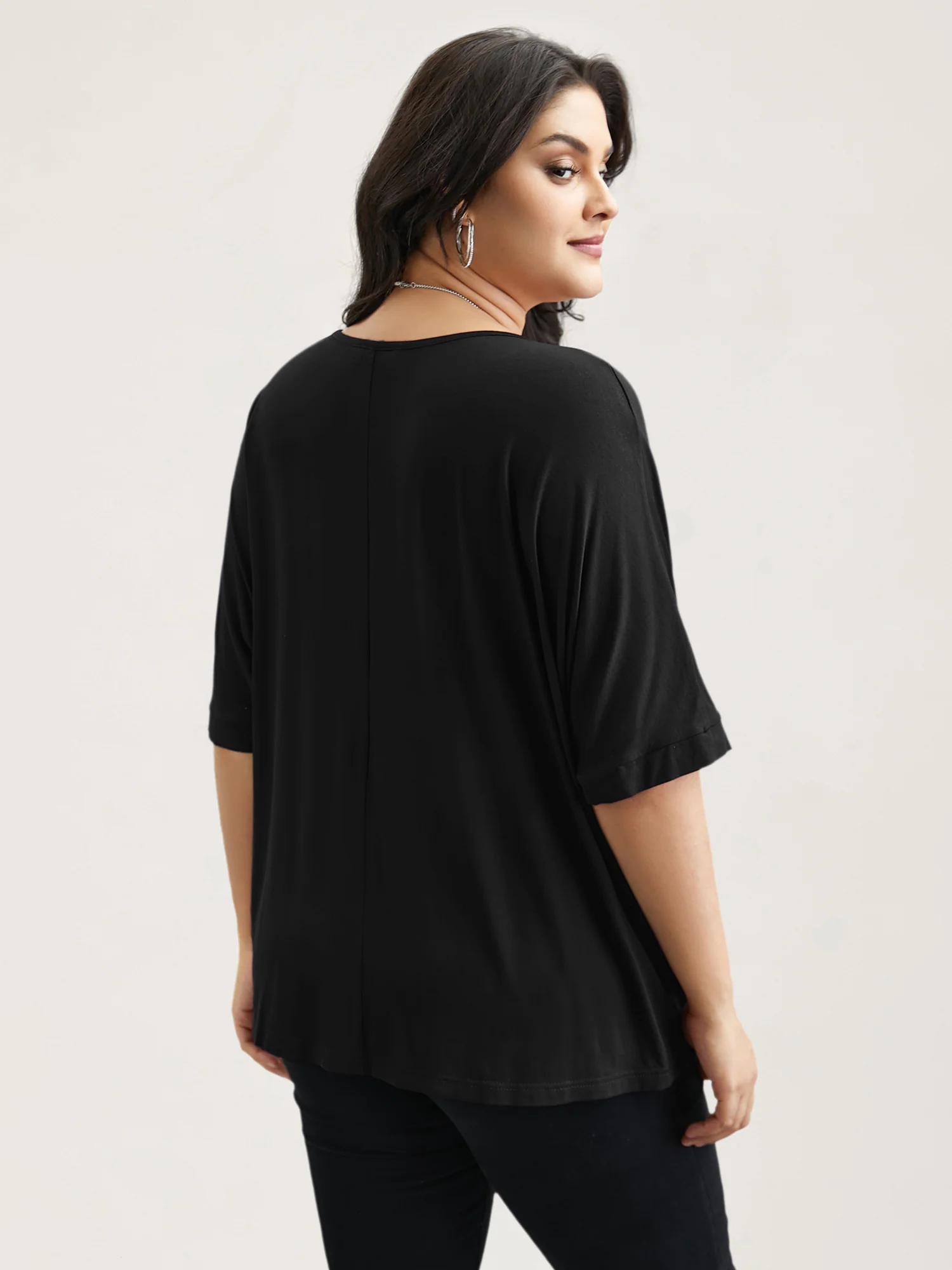Supersoft Round Neck Plain T-Shirt - Image 22
