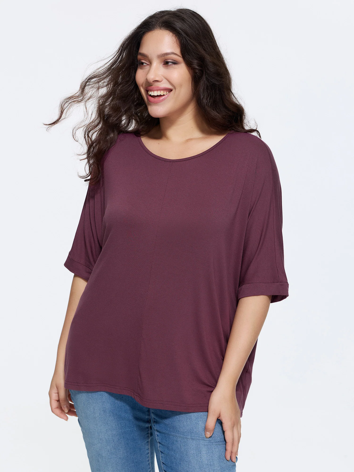 Supersoft Round Neck Plain T-Shirt - Image 6