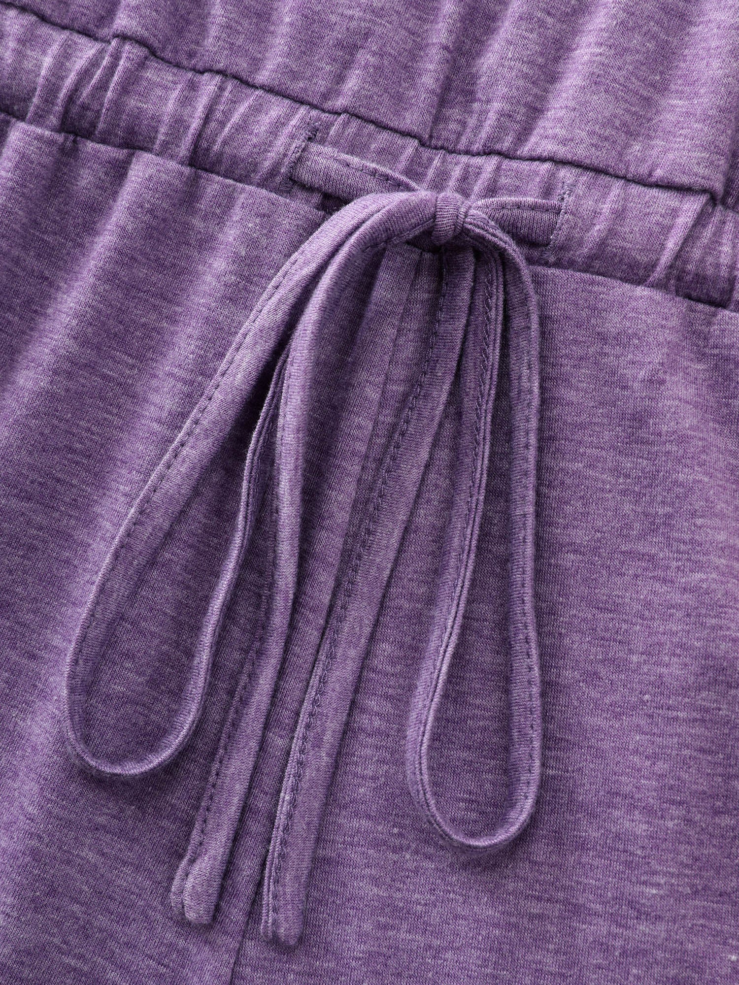 Supersoft Stretchy Drawstring Waist Lounge Jumpsuit - Image 6