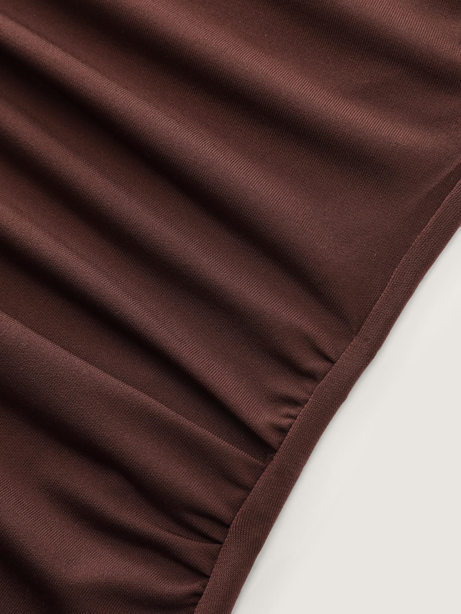 Supersoft Stretchy One-Shoulder Ruched Knit Top - Image 6