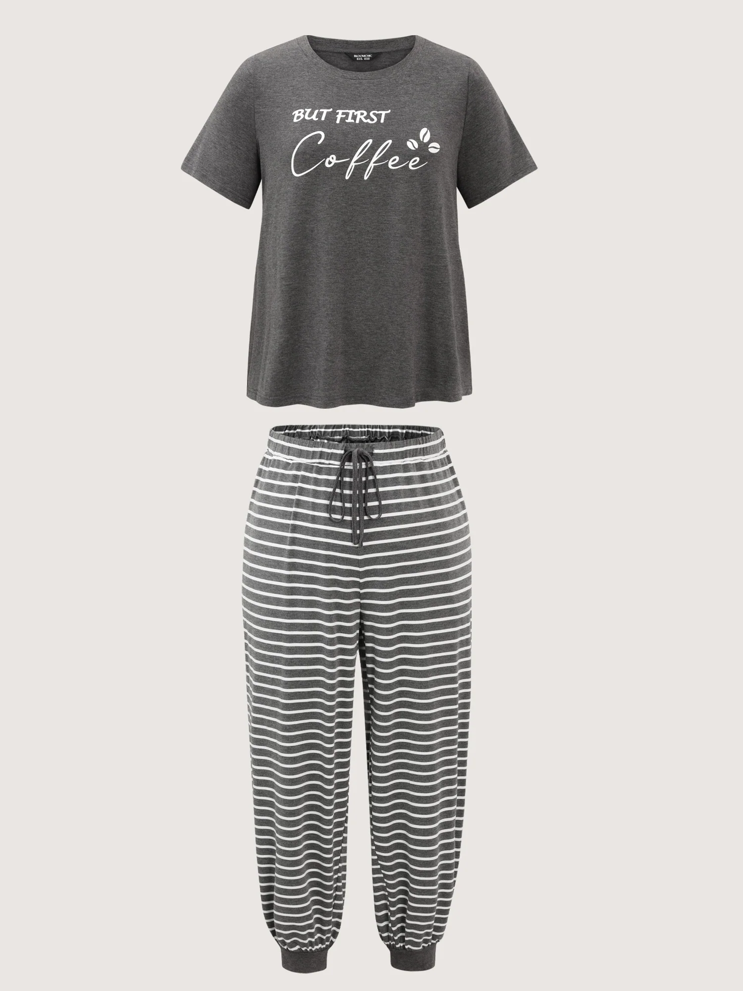 Supersoft Striped Print Pajama Set - Image 8