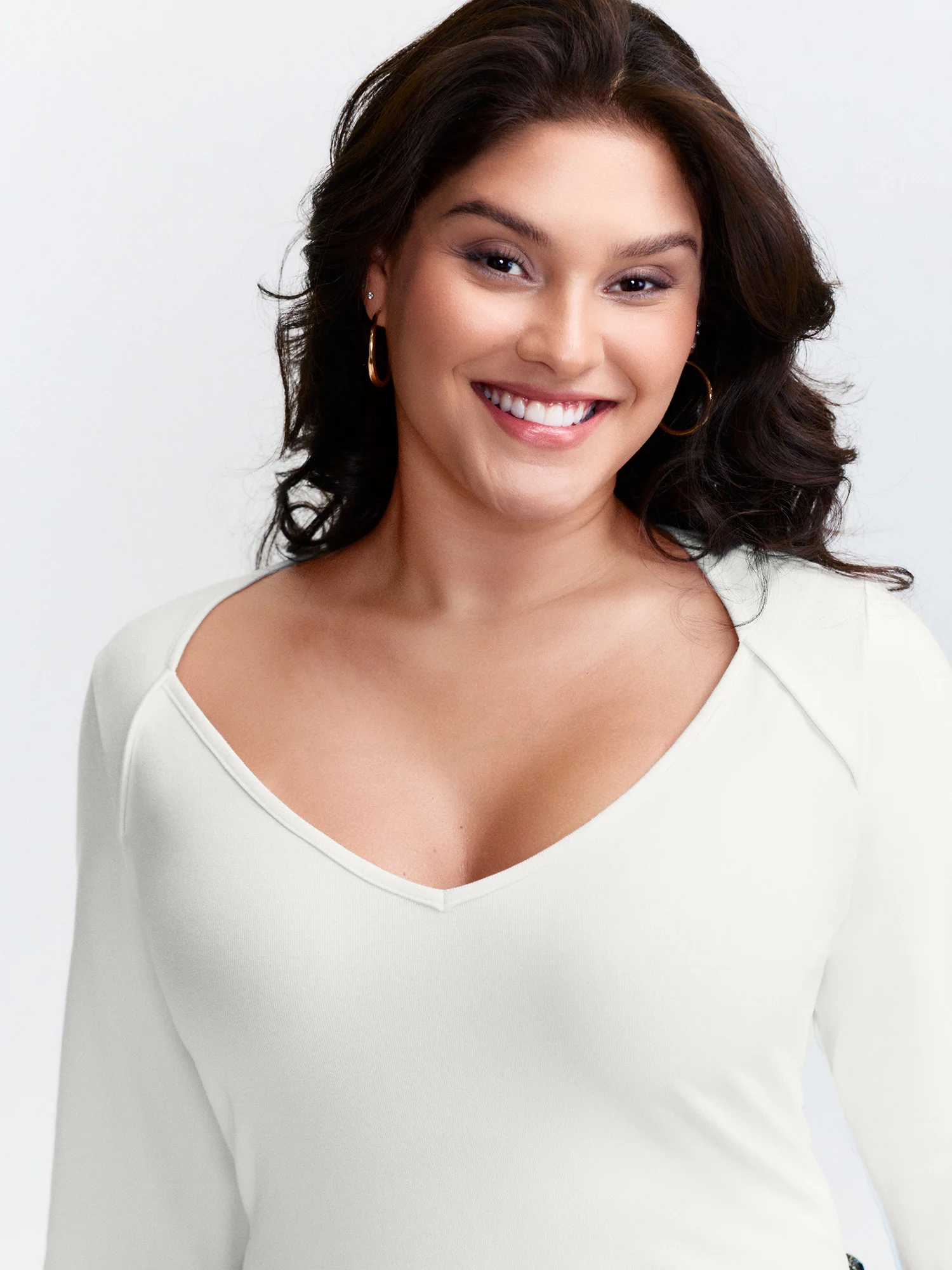 Supersoft V-Neck Fitted T-Shirt