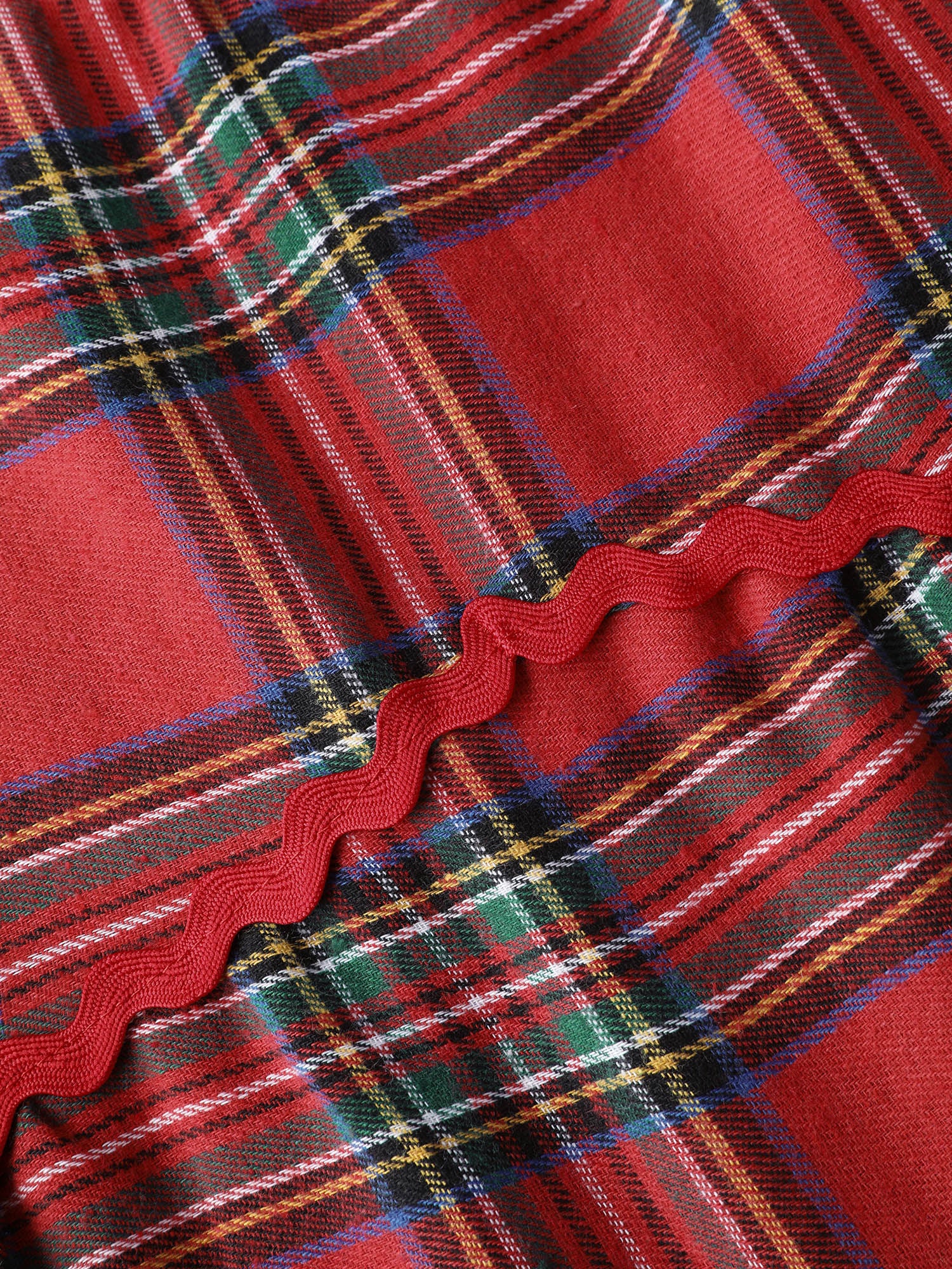 Sweet Holidays Ribbon Tiered Knee Dress - Image 6