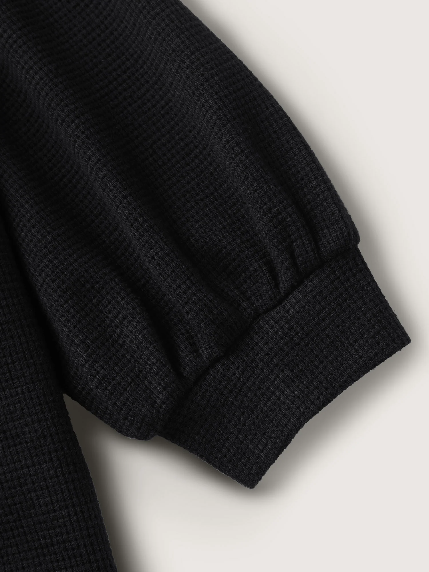 Textured Snap Buttons Hooded Sweatshirt - Image 7