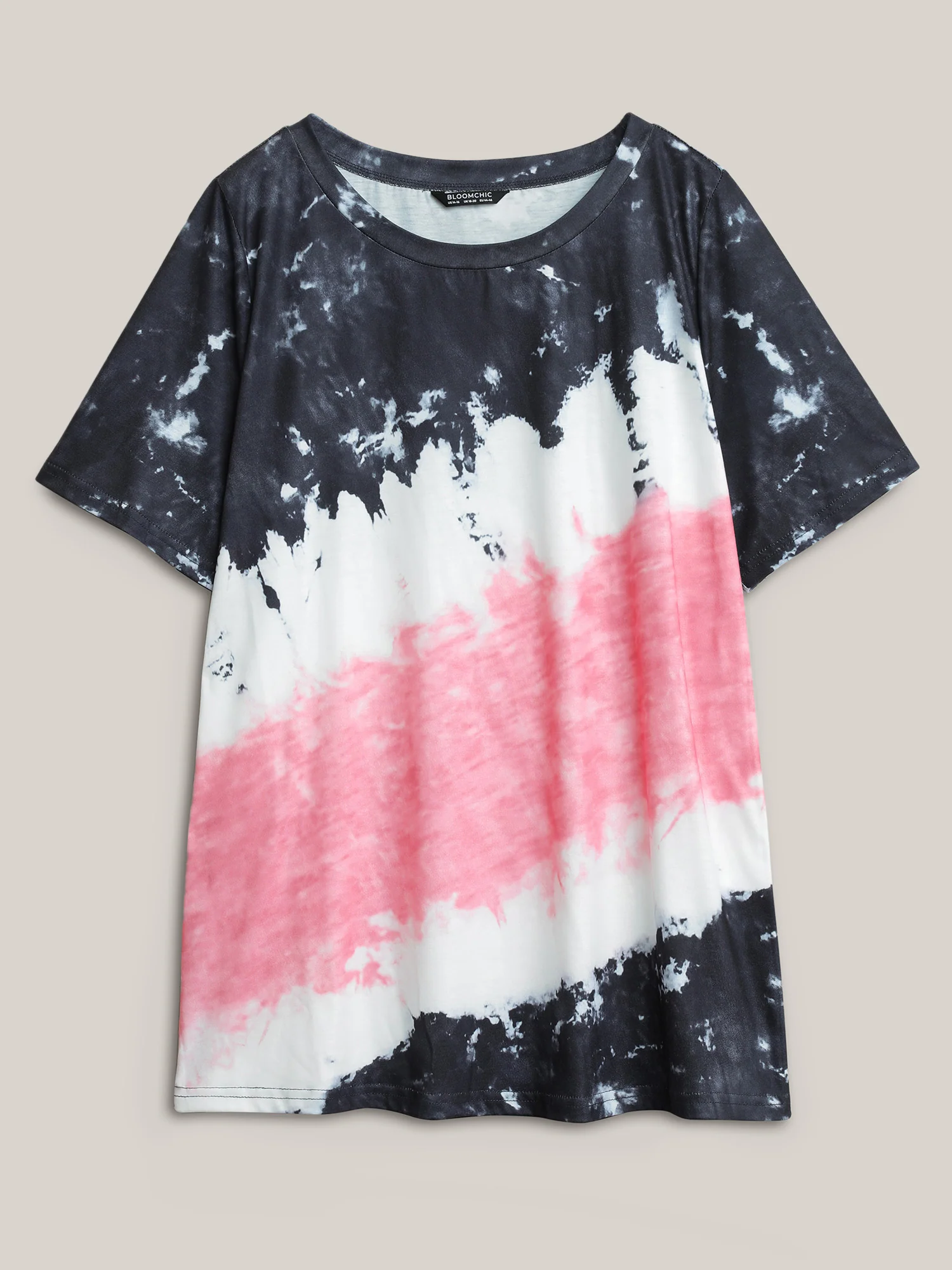 Tie Dye Round Neck T-shirt - Image 6