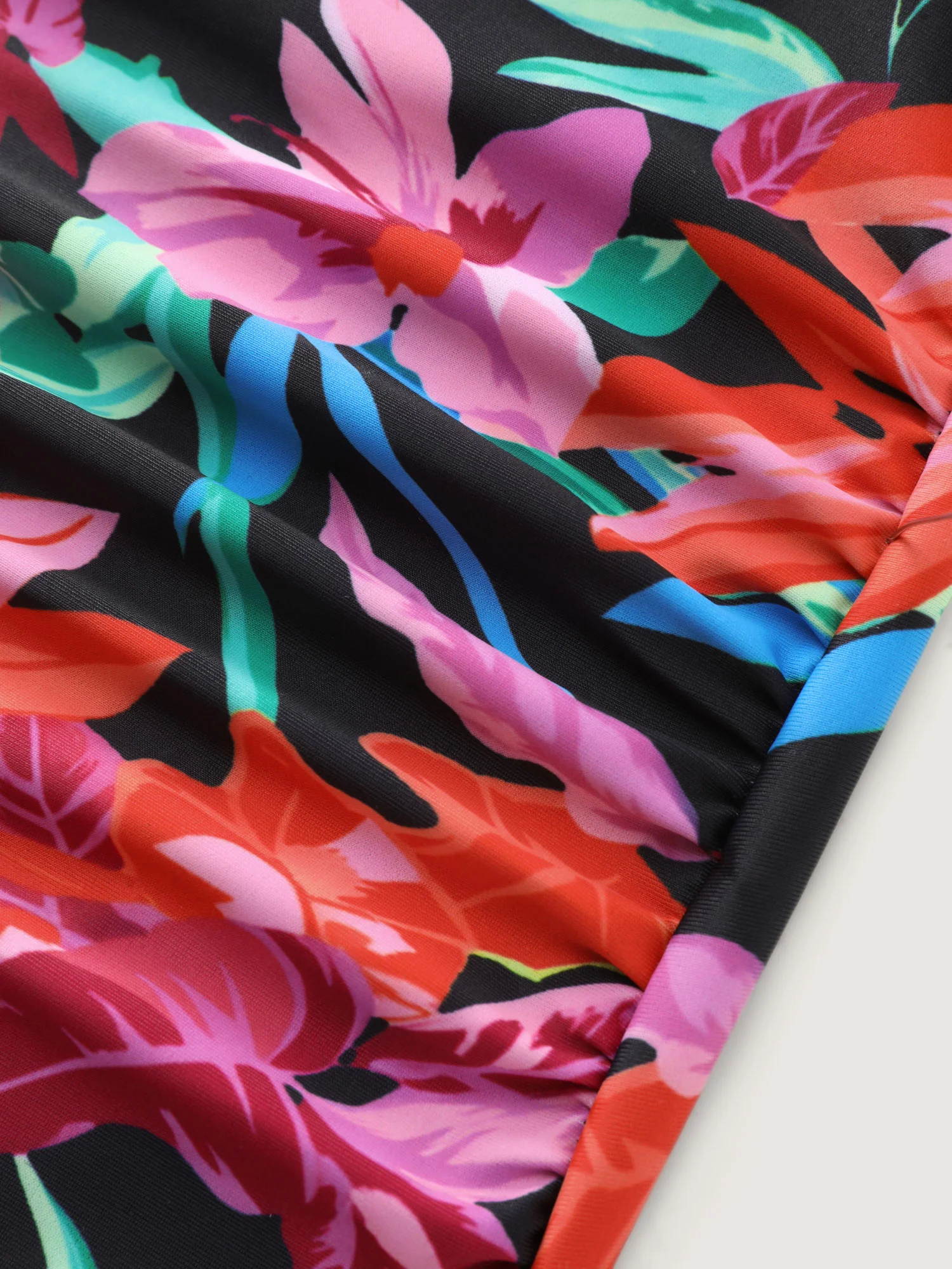 Tropical Escape Print Sarong One-Piece Swimsuit - Image 10